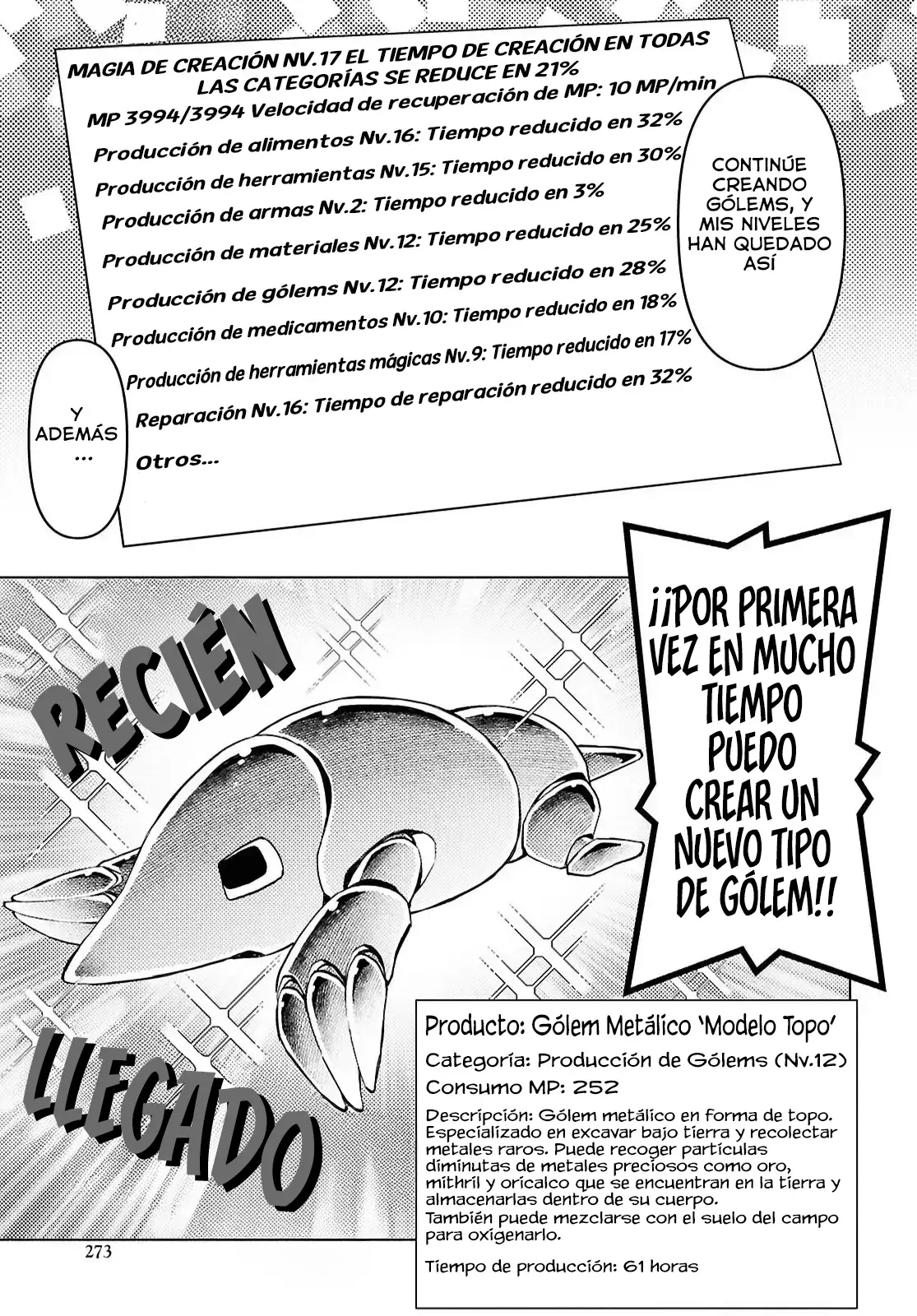 Dungeon Tou de Yadoya o Yarou! Souzou Mahou o Moratta Ore no Hosoude Hanjouki Capítulo 47 - Página 4 en español