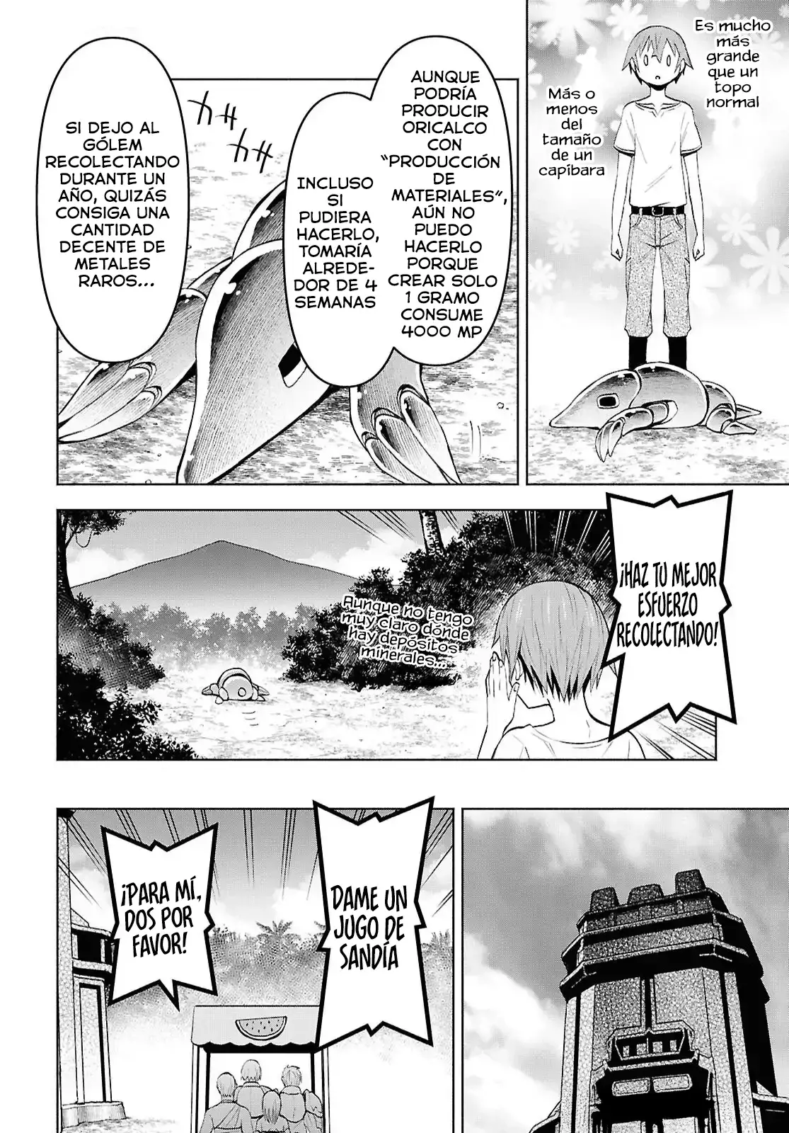 Dungeon Tou de Yadoya o Yarou! Souzou Mahou o Moratta Ore no Hosoude Hanjouki Capítulo 47 - Página 5 en español
