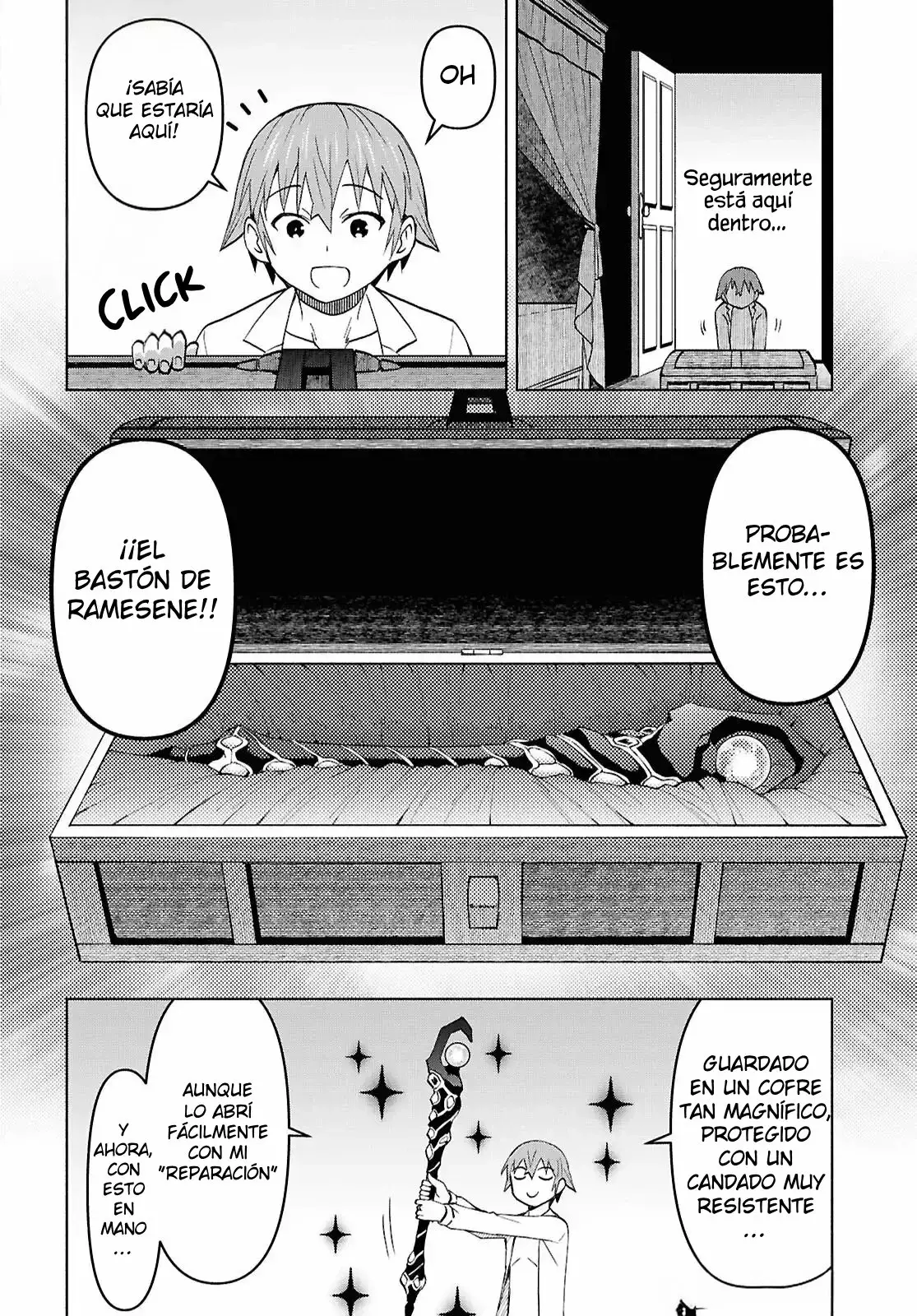 Dungeon Tou de Yadoya o Yarou! Souzou Mahou o Moratta Ore no Hosoude Hanjouki Capítulo 48 - Página 19 en español