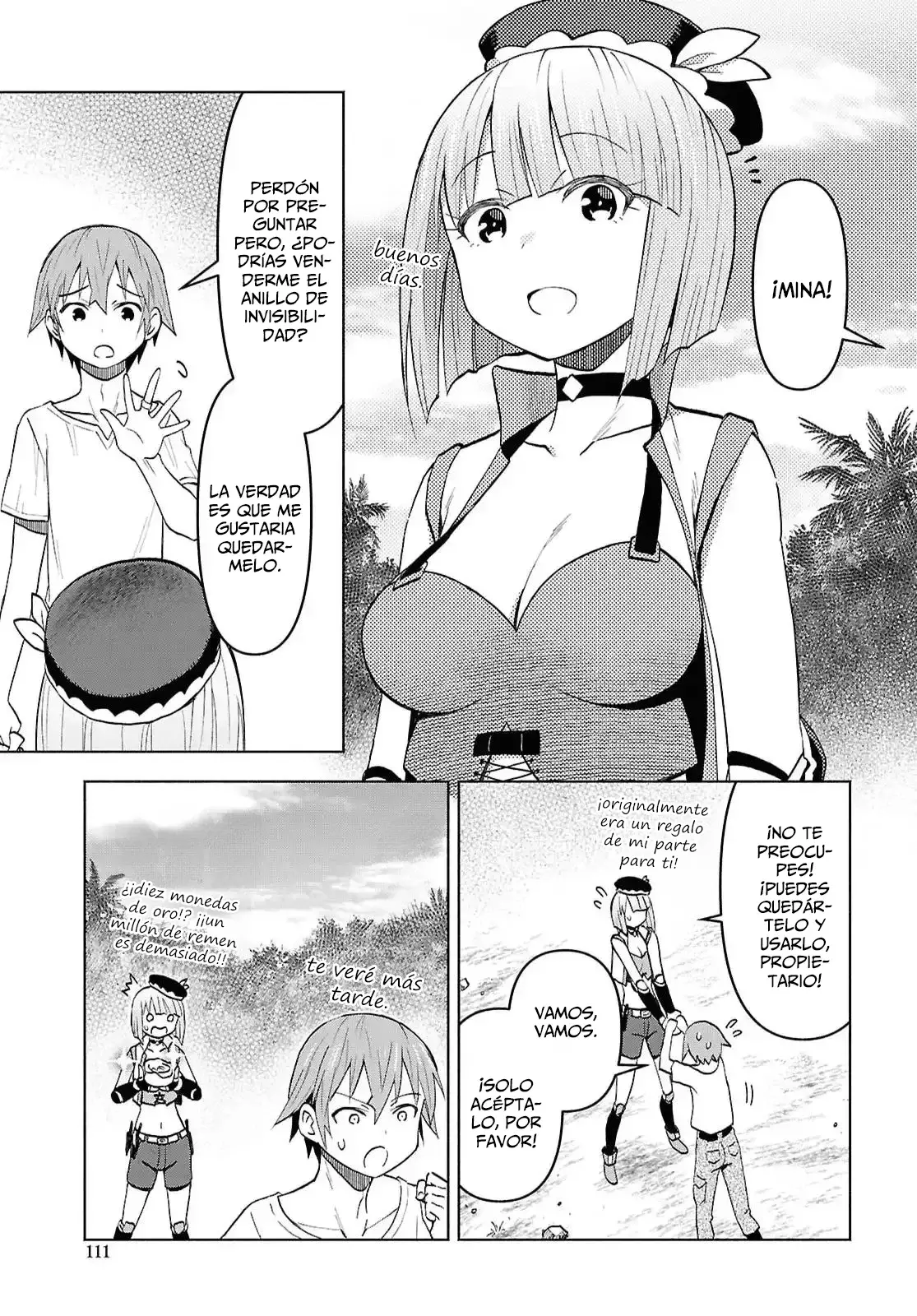 Dungeon Tou de Yadoya o Yarou! Souzou Mahou o Moratta Ore no Hosoude Hanjouki Capítulo 49 - Página 13 en español