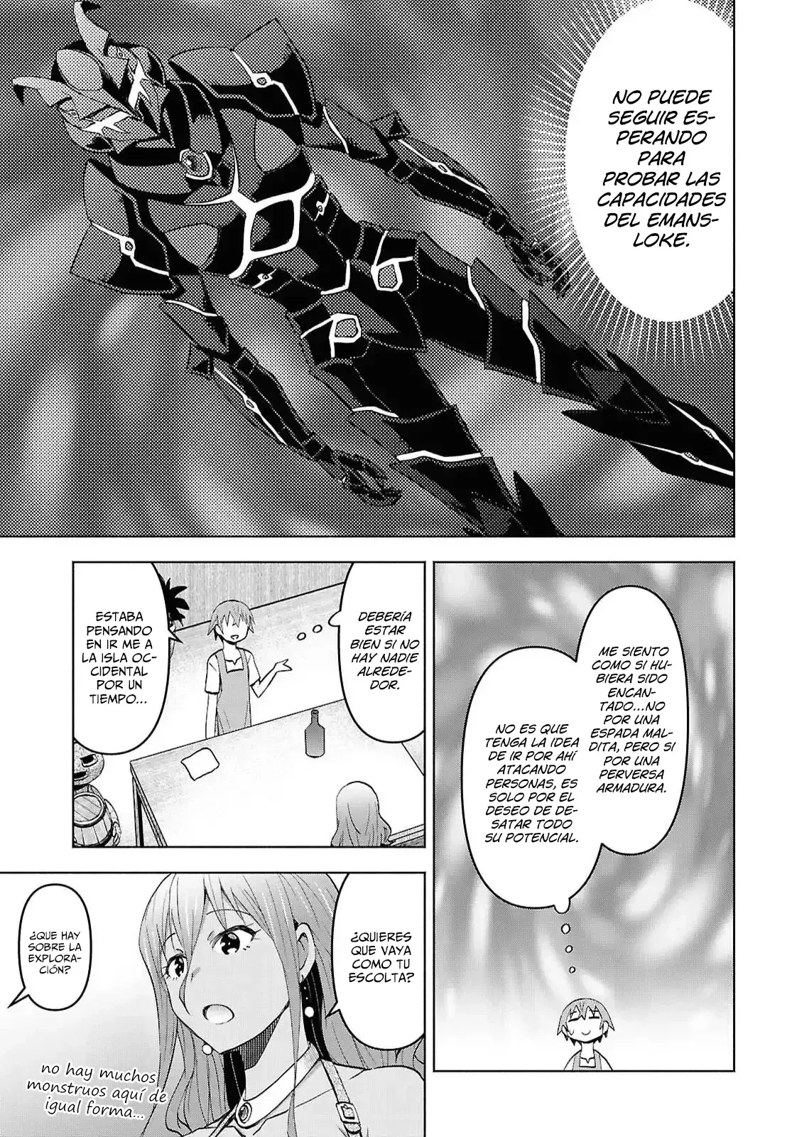 Dungeon Tou de Yadoya o Yarou! Souzou Mahou o Moratta Ore no Hosoude Hanjouki Capítulo 49 - Página 21 en español