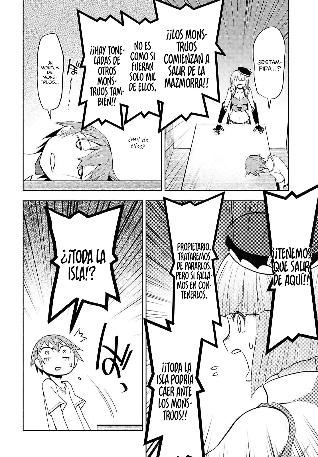 Dungeon Tou de Yadoya o Yarou! Souzou Mahou o Moratta Ore no Hosoude Hanjouki Capítulo 50 - Página 12 en español
