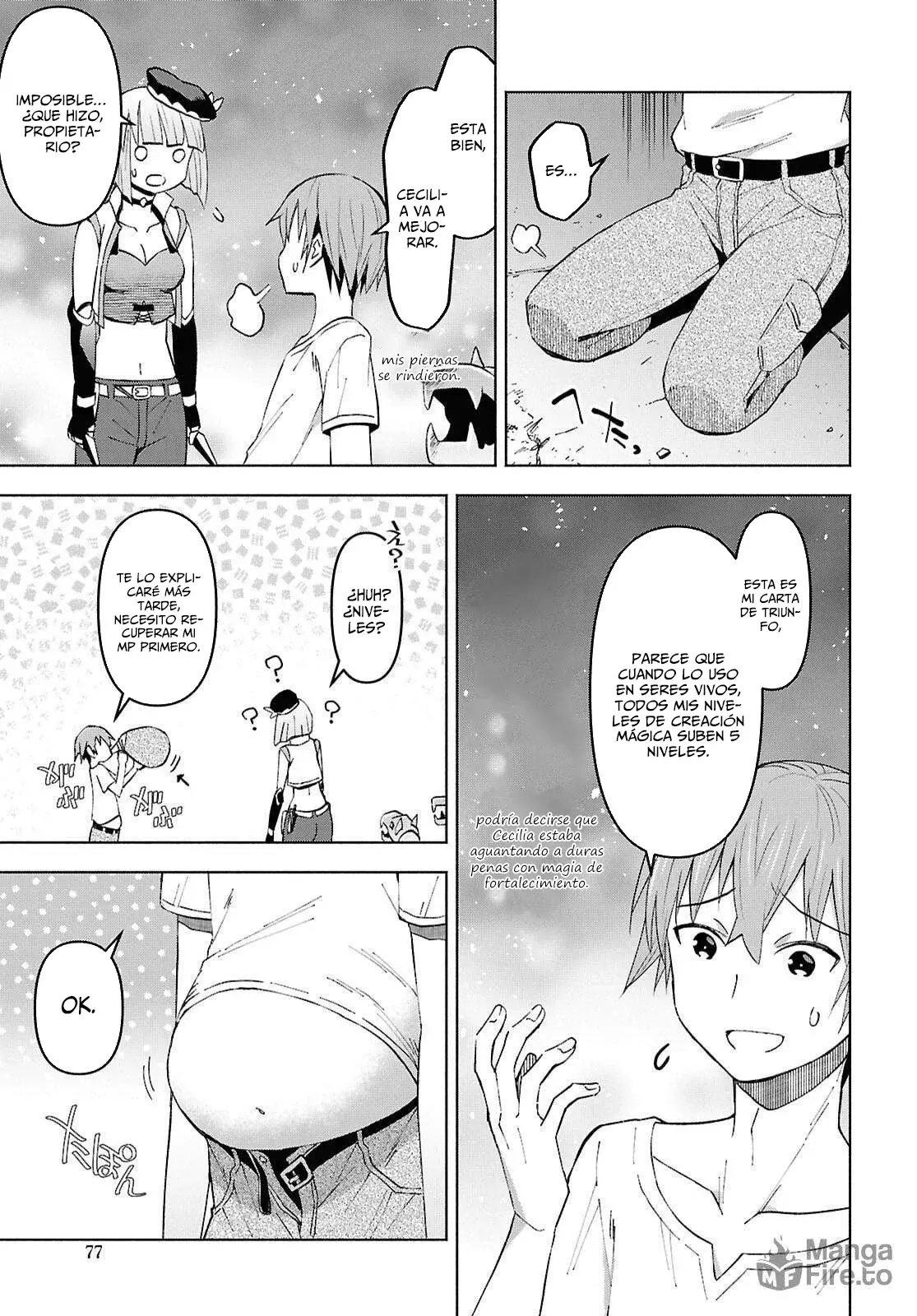 Dungeon Tou de Yadoya o Yarou! Souzou Mahou o Moratta Ore no Hosoude Hanjouki Capítulo 51 - Página 11 en español