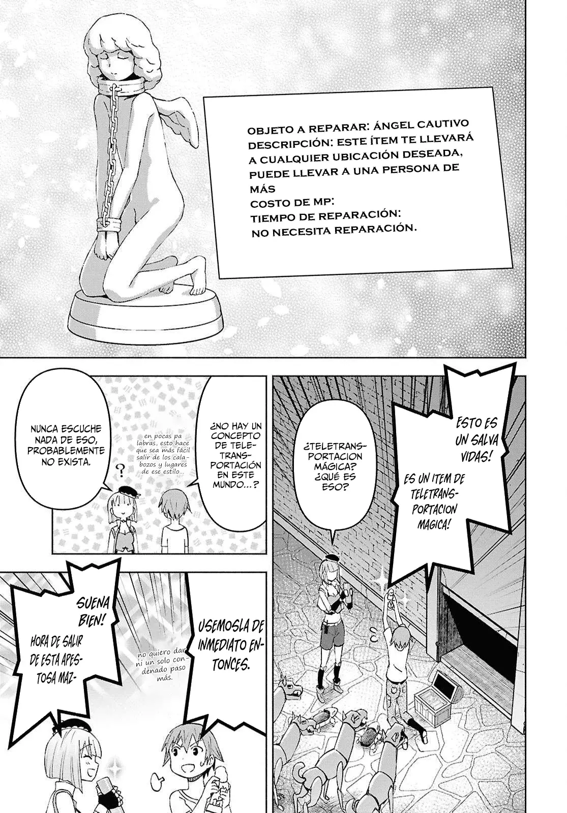 Dungeon Tou de Yadoya o Yarou! Souzou Mahou o Moratta Ore no Hosoude Hanjouki Capítulo 51 - Página 23 en español