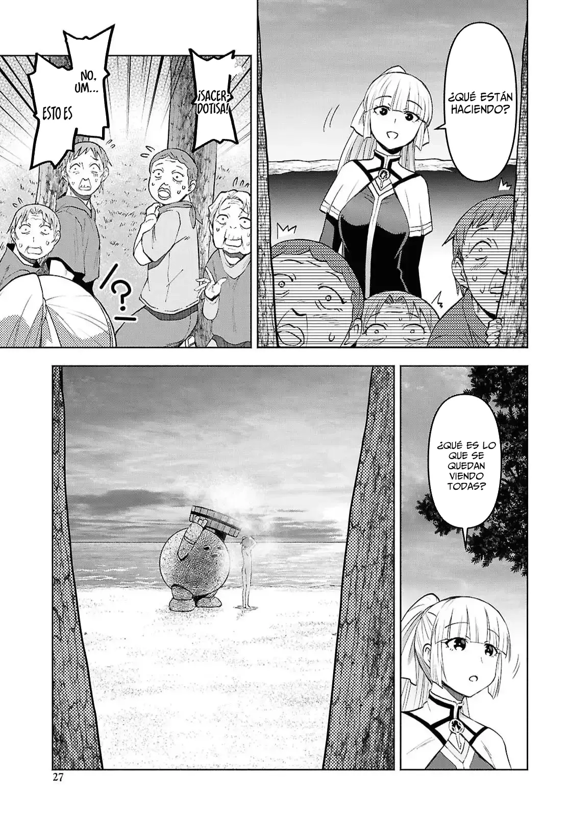 Dungeon Tou de Yadoya o Yarou! Souzou Mahou o Moratta Ore no Hosoude Hanjouki Capítulo 54 - Página 27 en español