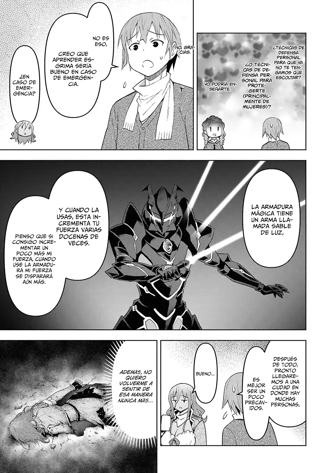 Dungeon Tou de Yadoya o Yarou! Souzou Mahou o Moratta Ore no Hosoude Hanjouki Capítulo 57 - Página 15 en español