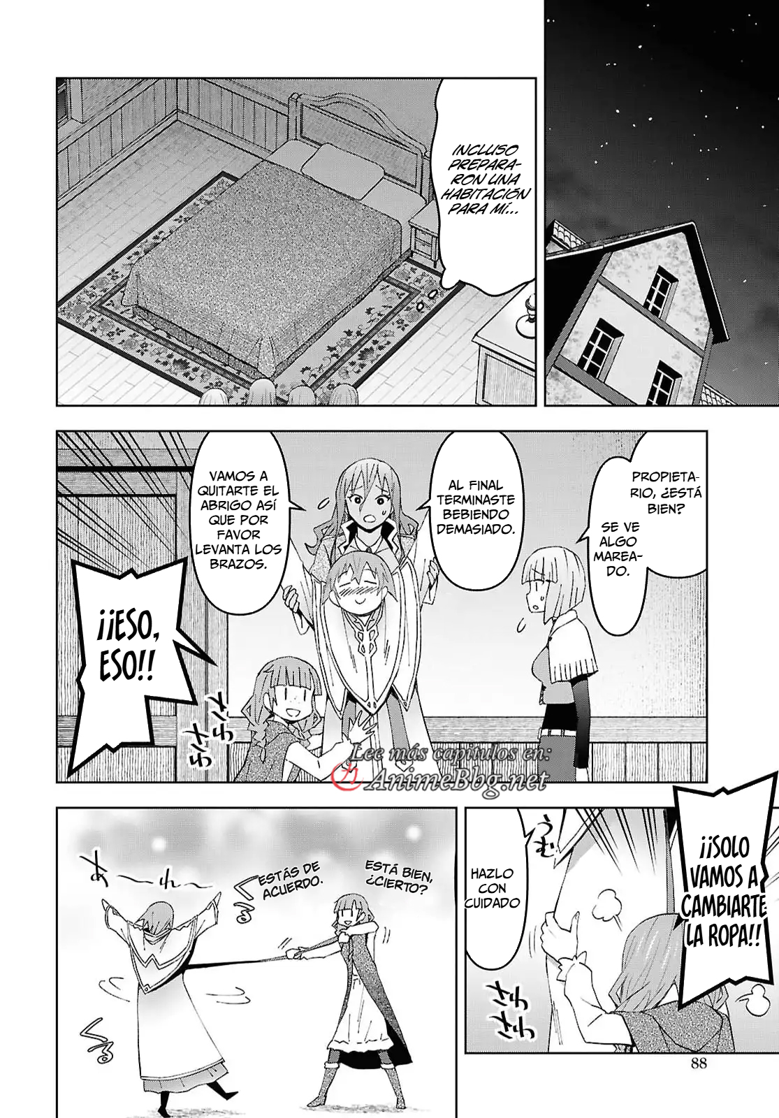 Dungeon Tou de Yadoya o Yarou! Souzou Mahou o Moratta Ore no Hosoude Hanjouki Capítulo 58 - Página 26 en español