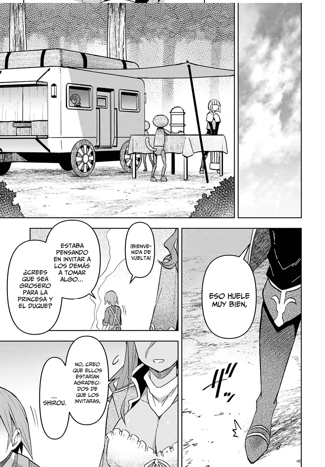 Dungeon Tou de Yadoya o Yarou! Souzou Mahou o Moratta Ore no Hosoude Hanjouki Capítulo 60 - Página 12 en español