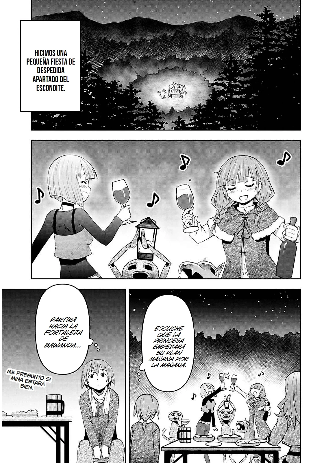 Dungeon Tou de Yadoya o Yarou! Souzou Mahou o Moratta Ore no Hosoude Hanjouki Capítulo 60 - Página 28 en español