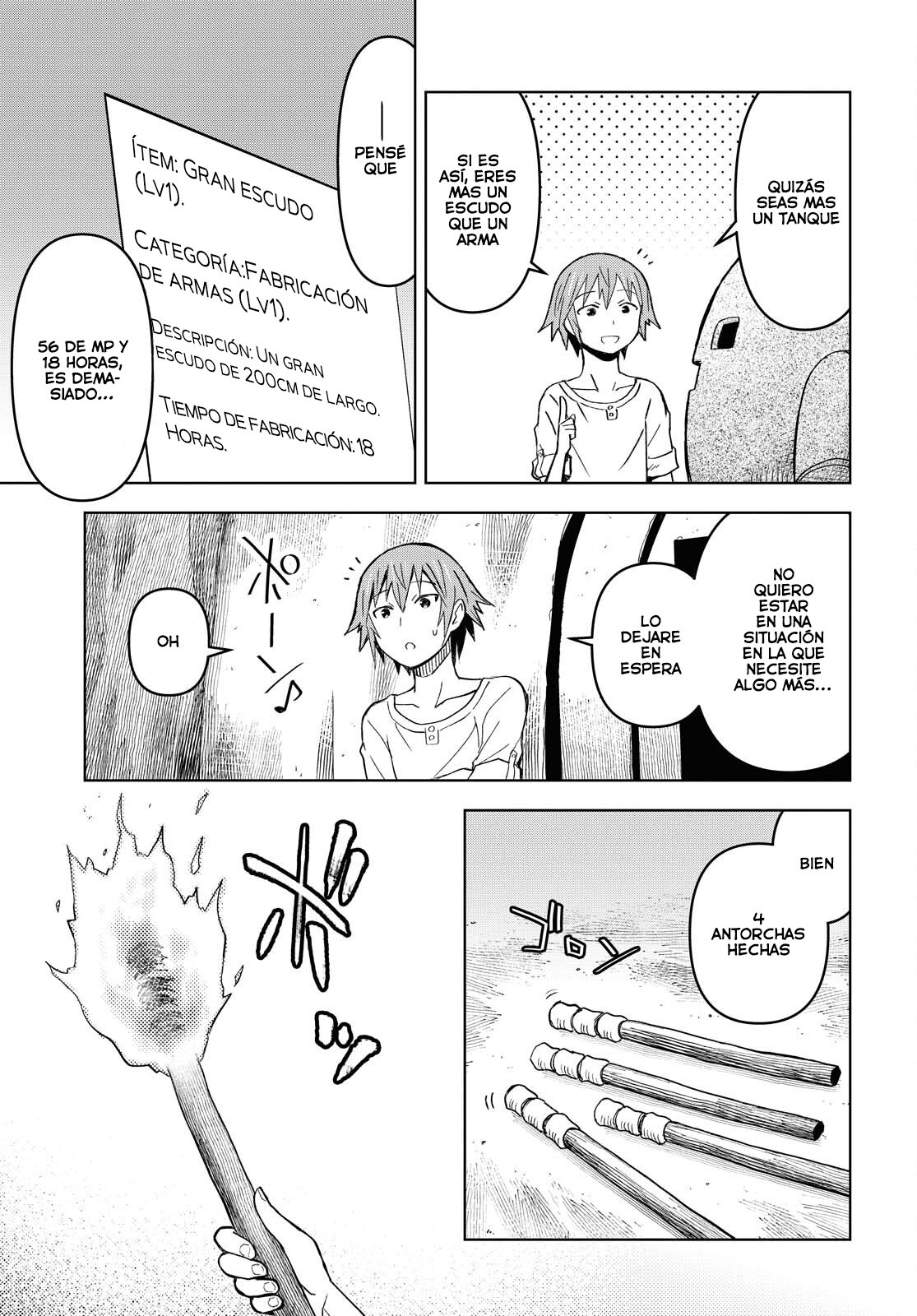 Dungeon Tou de Yadoya o Yarou! Souzou Mahou o Moratta Ore no Hosoude Hanjouki Capítulo 7 - Página 23 en español