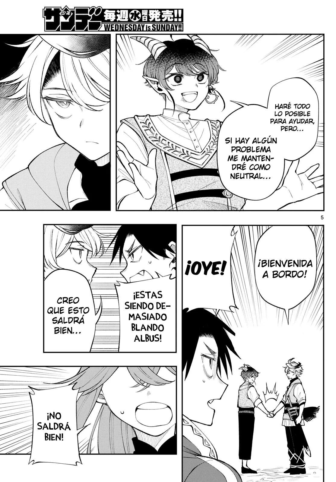 Kaiten no albus Capítulo 21 - Página 5 en español