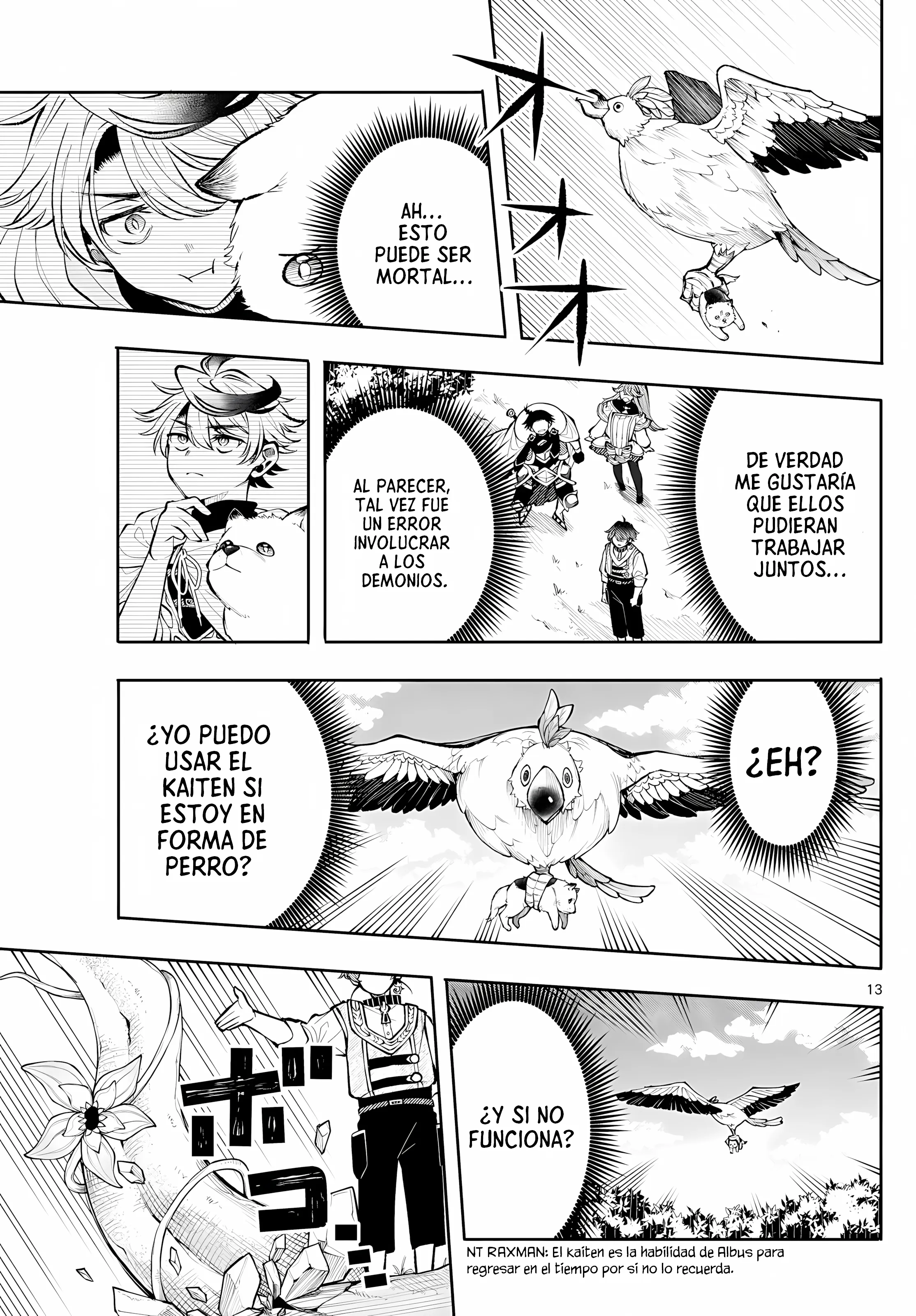 Kaiten no albus Capítulo 22 - Página 13 en español