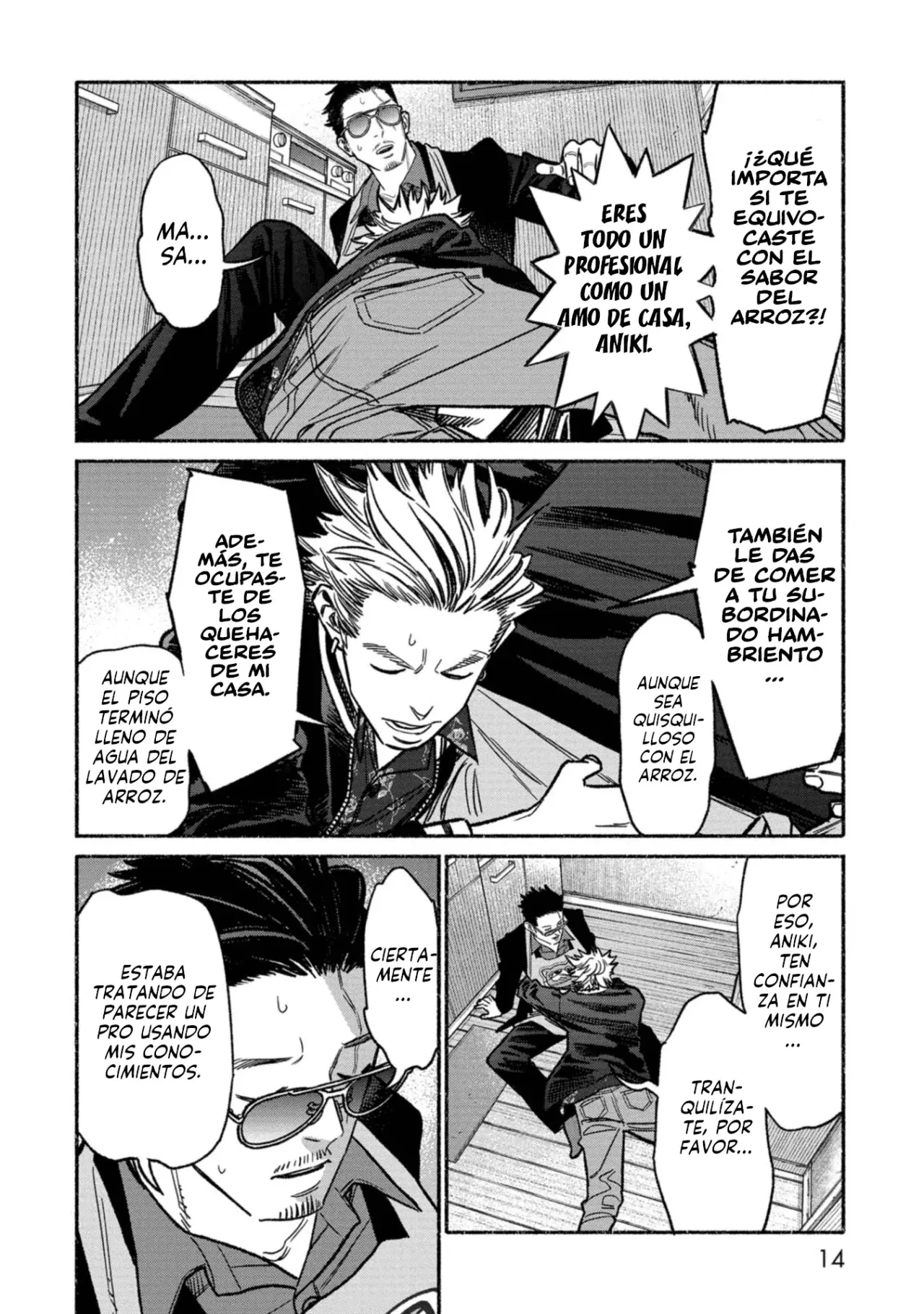Gokushufudou Capítulo 136 - Página 16 en español