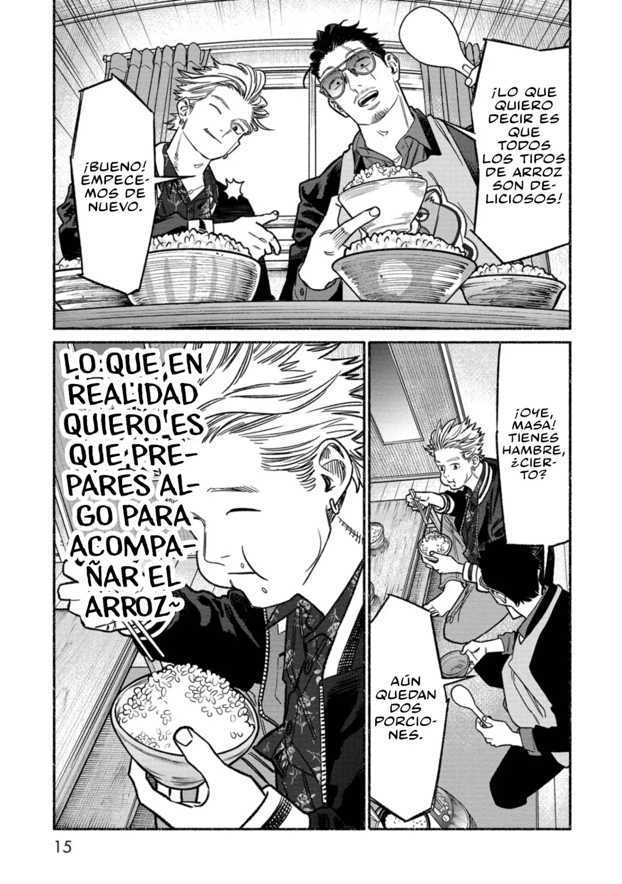 Gokushufudou Capítulo 136 - Página 17 en español