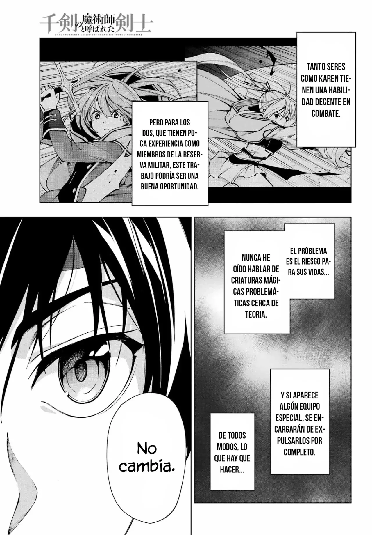 The Swordsman Called the Countless Swords Sorcerer Capítulo 34 - Página 22 en español