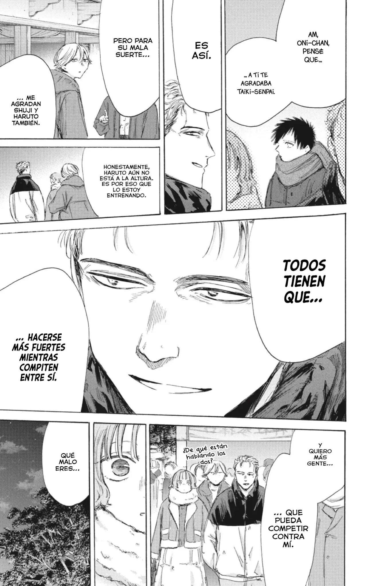 Ao no Hako Capítulo 193 - Página 8 en español