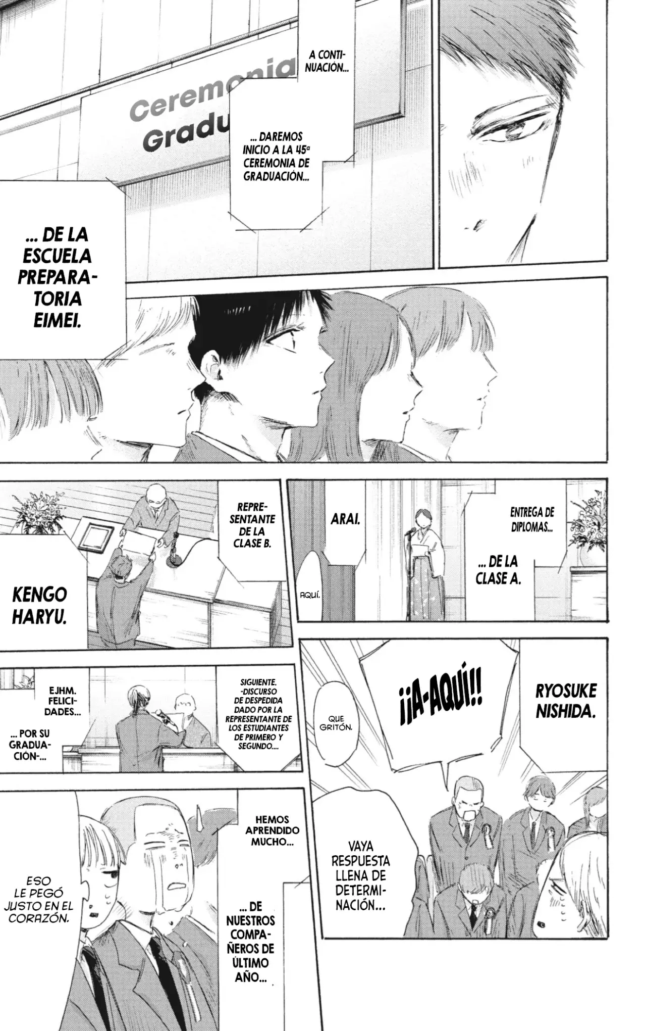 Ao no Hako Capítulo 209 - Página 8 en español