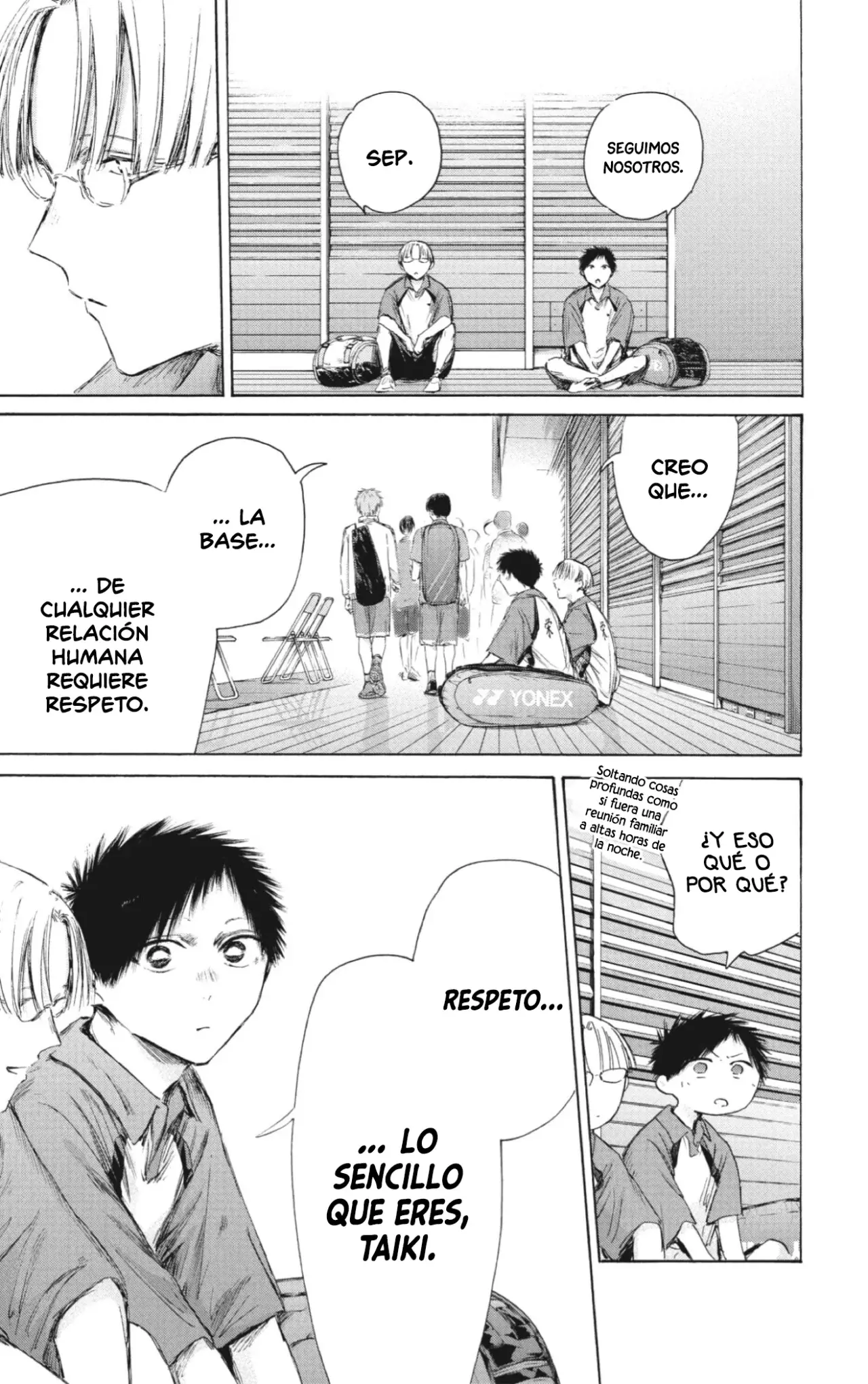 Ao no Hako Capítulo 222 - Página 4 en español