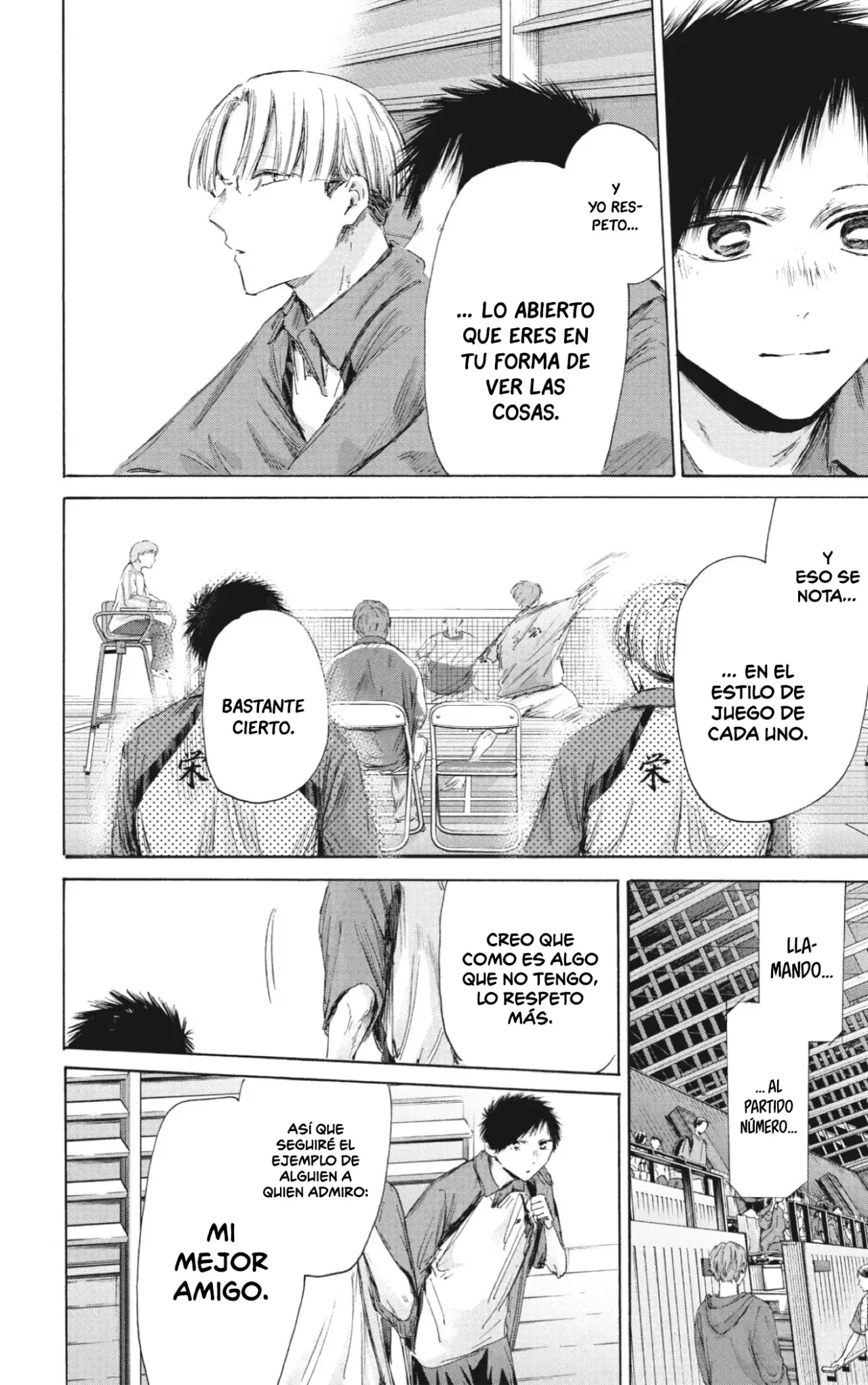 Ao no Hako Capítulo 222 - Página 5 en español
