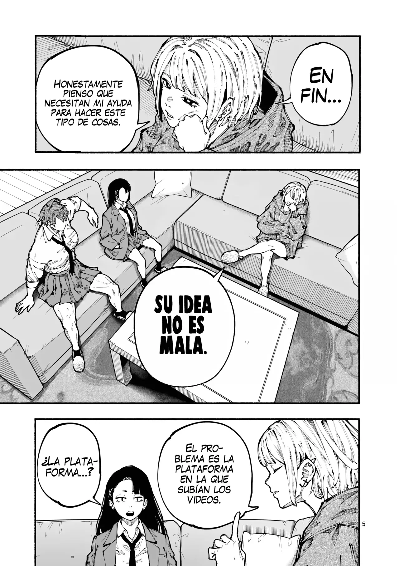 BLUE URSUS Capítulo 4 - Página 8 en español