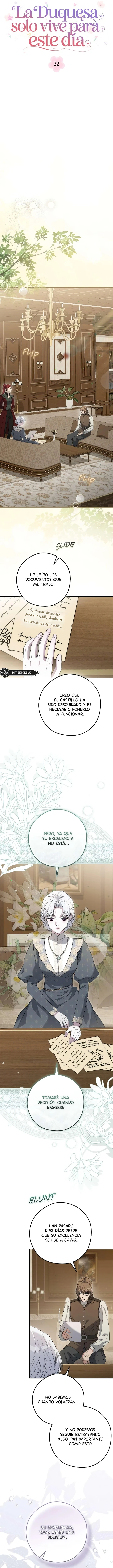 La duquesa solo vive el presente Capítulo 22 - Página 8 en español