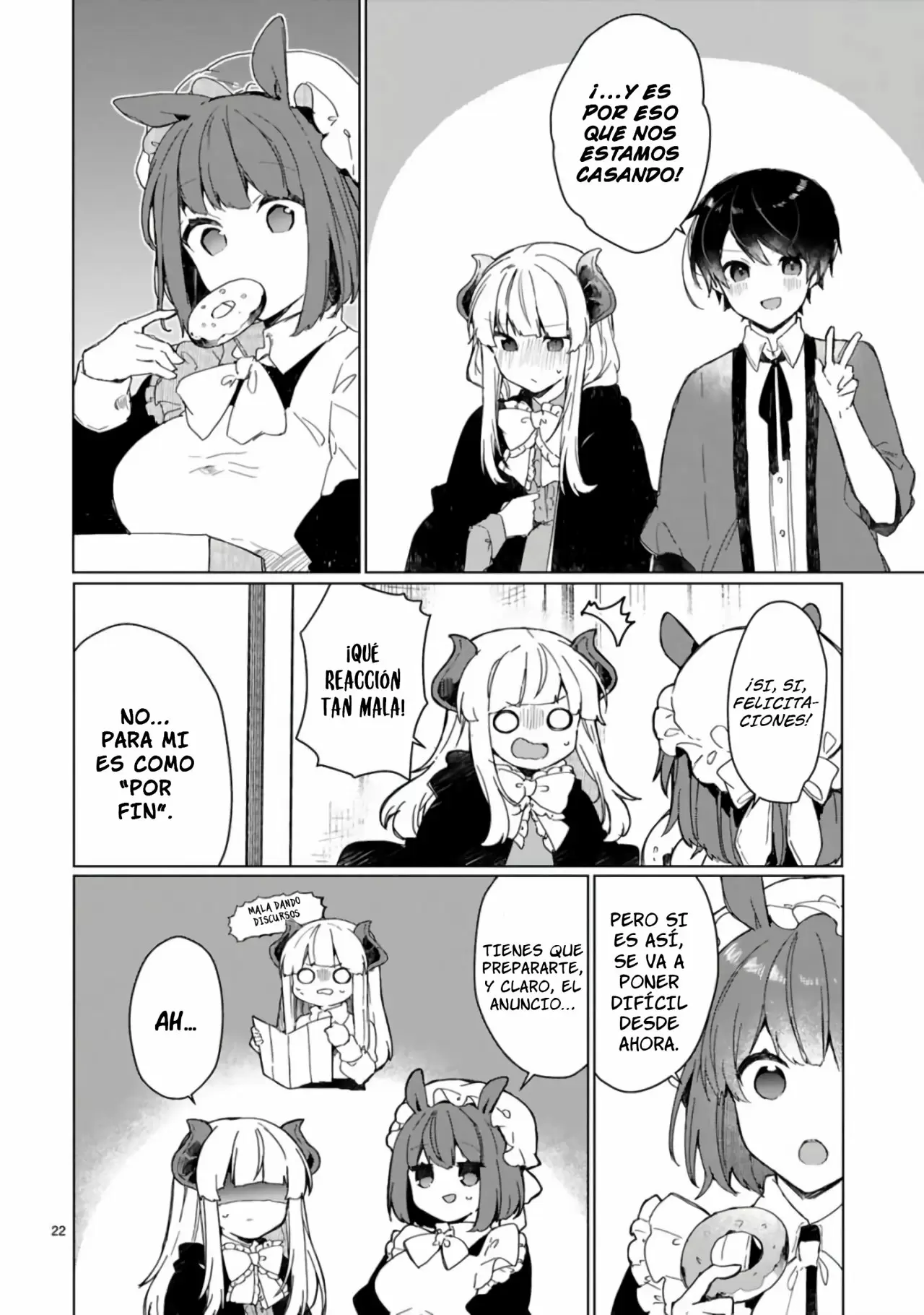 Maou-sama to Kekkonshitai Capítulo 15 - Página 23 en español