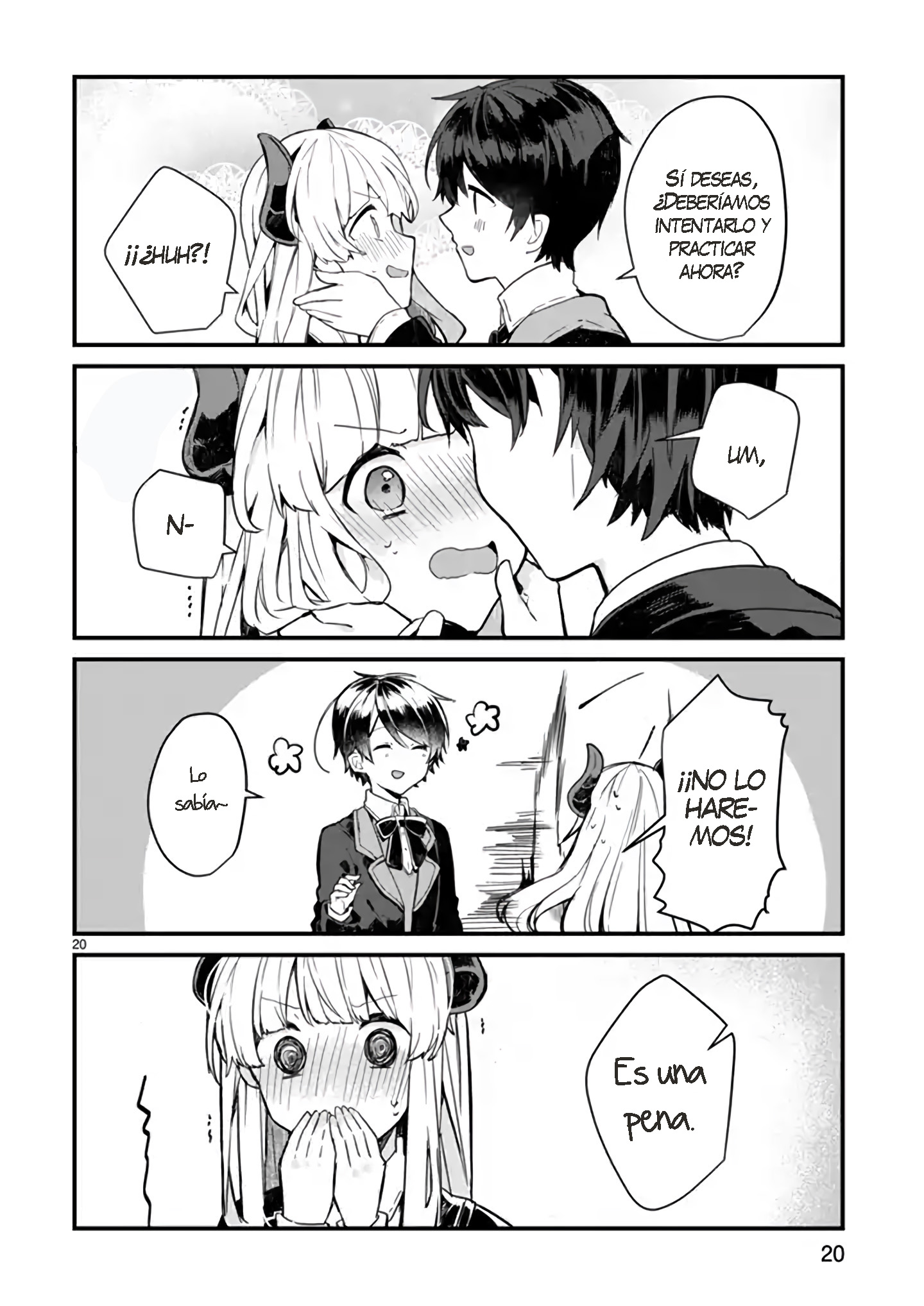 Maou-sama to Kekkonshitai Capítulo 3 - Página 21 en español