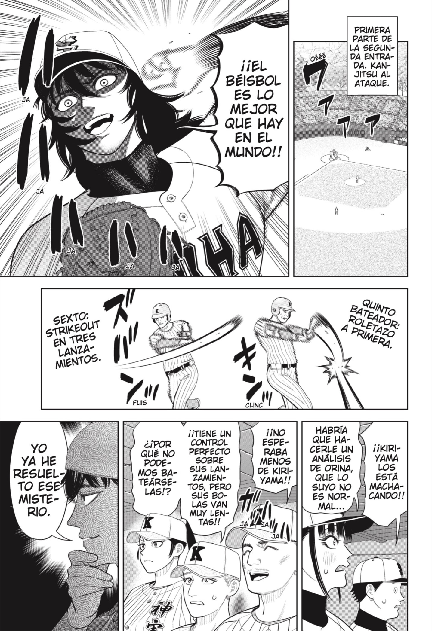 Strikeout Pitch Capítulo 38 - Página 3 en español