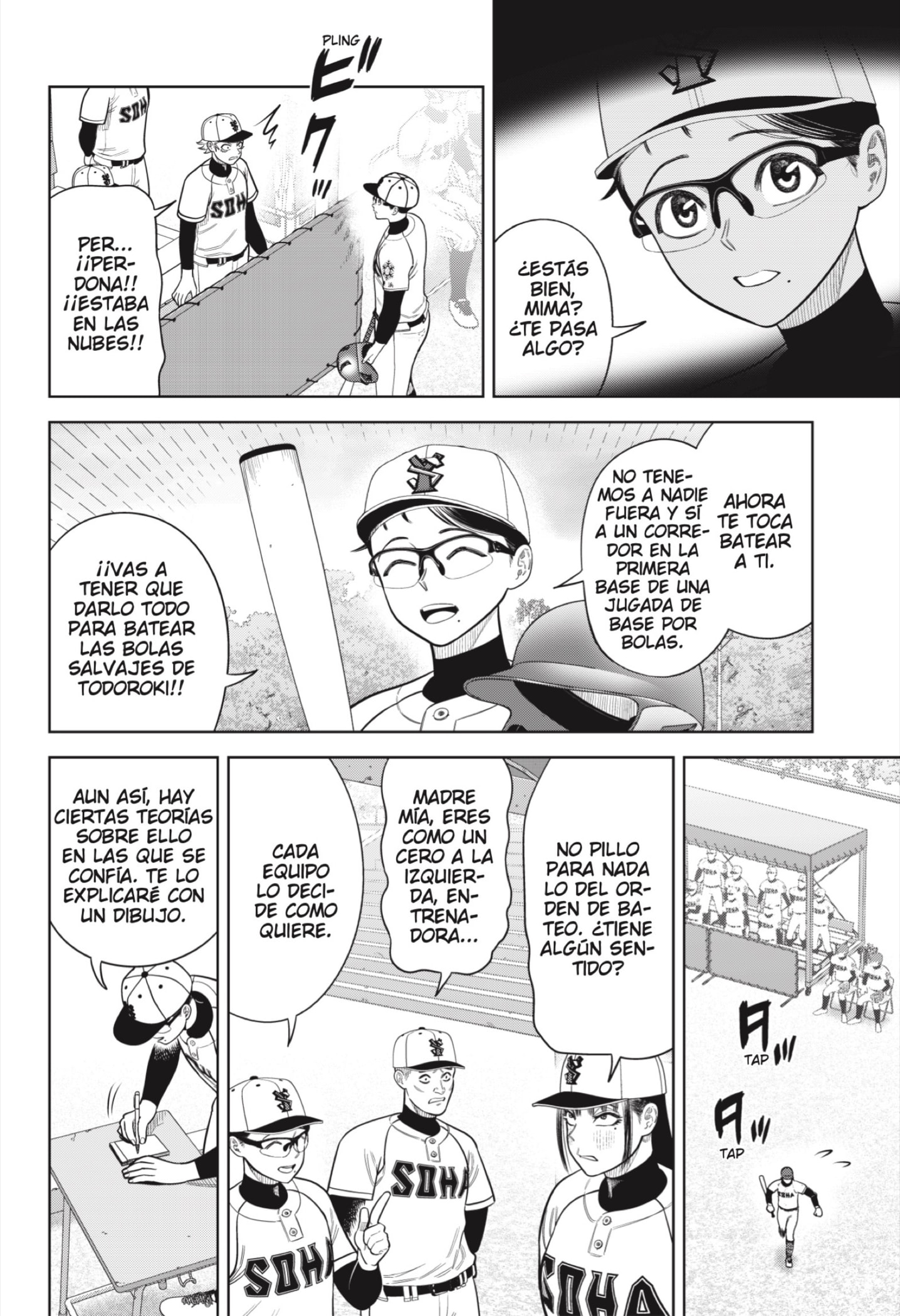 Strikeout Pitch Capítulo 9 - Página 4 en español