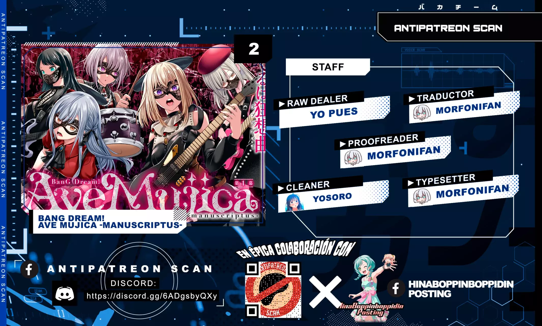 BanG Dream! Ave Mujica -manuscriptus- Capítulo 2 - Página 1 en español