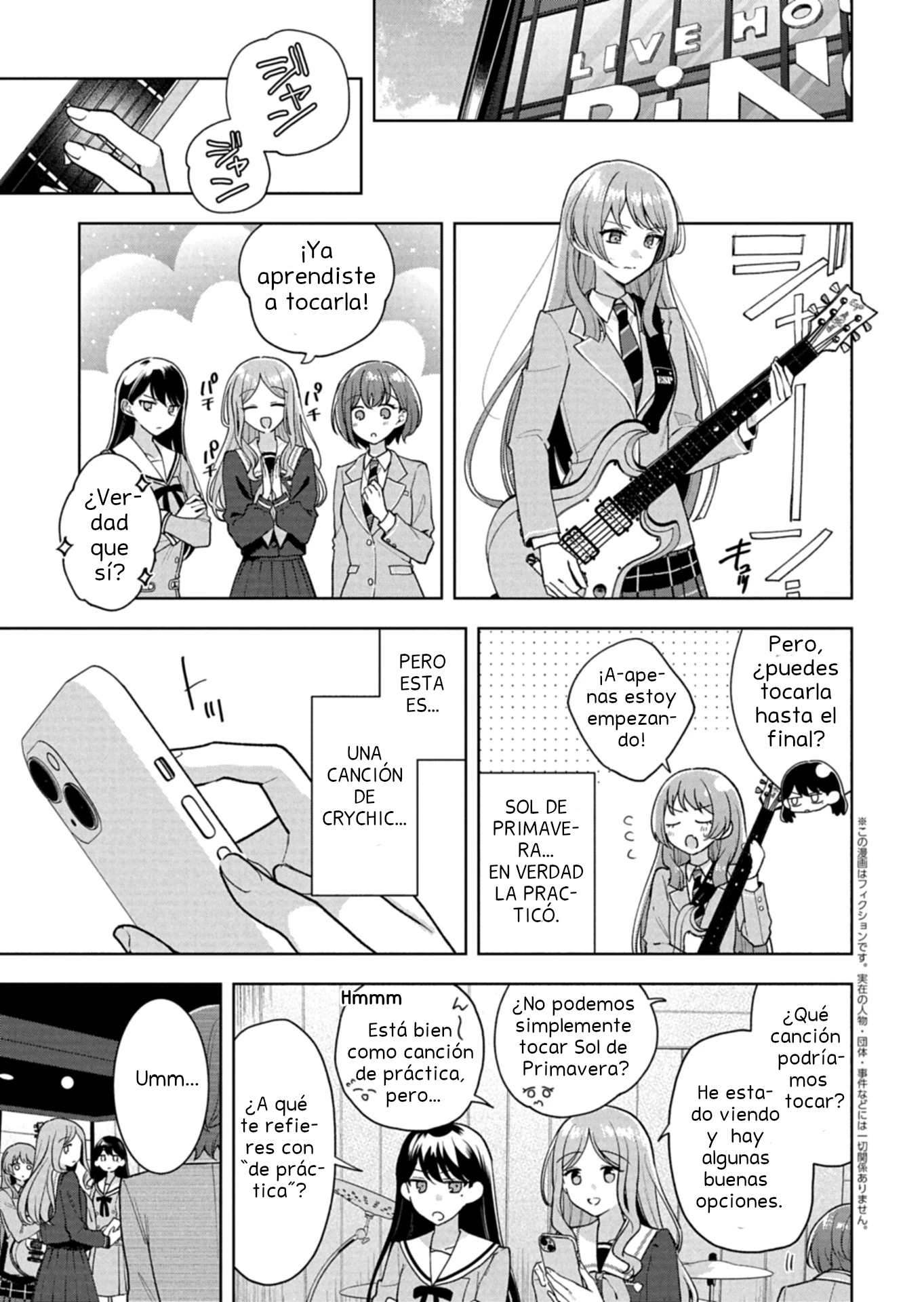 Bang Dream it's my go Capítulo 9 - Página 4 en español