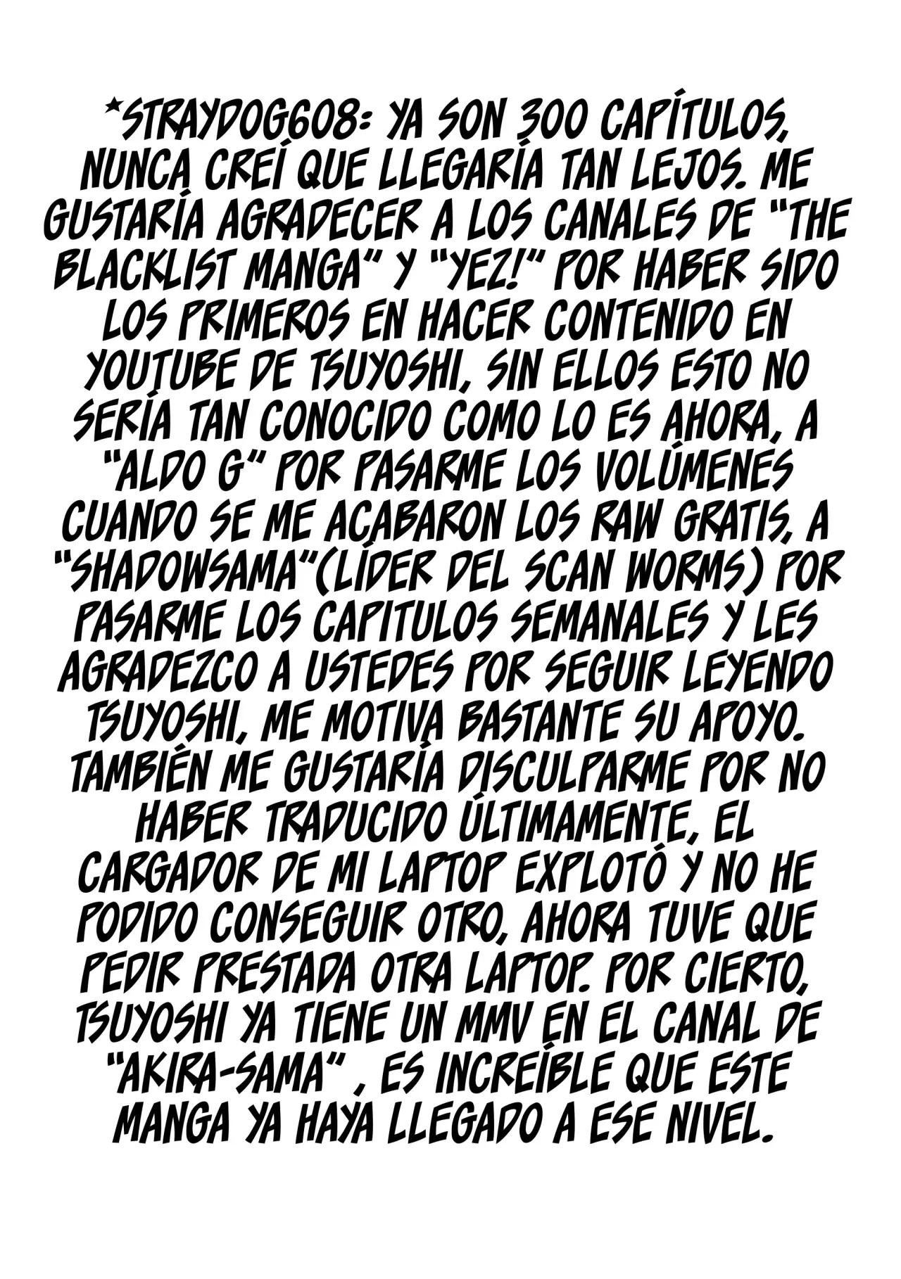 TSUYOSHI Capítulo 300 - Página 22 en español