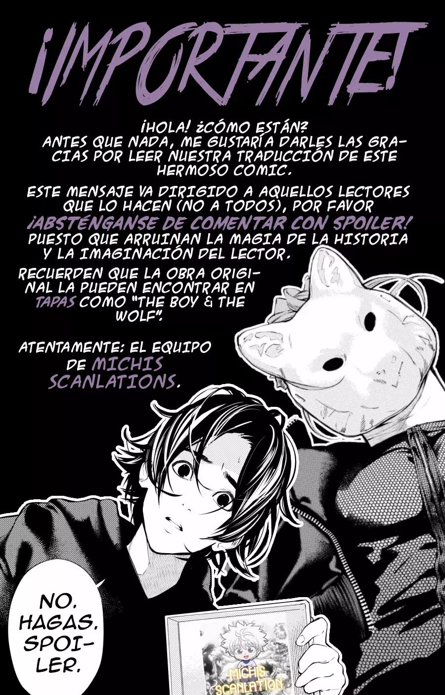 the boy and the wolf Capítulo 8 - Página 13 en español