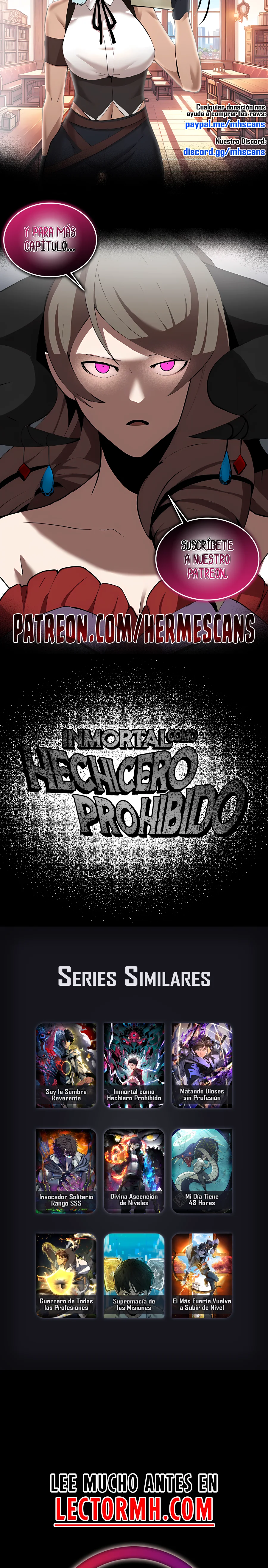 Inmortal Como un Hechicero Prohibido Capítulo 39 - Página 21 en español