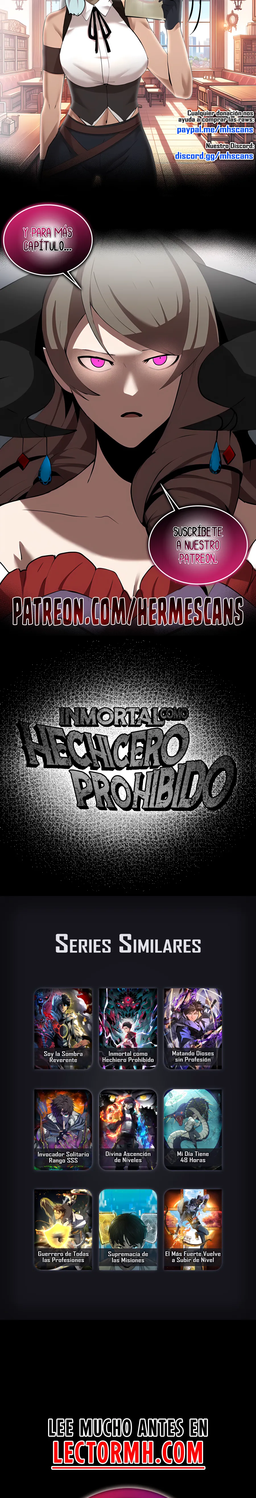 Inmortal Como un Hechicero Prohibido Capítulo 48 - Página 19 en español