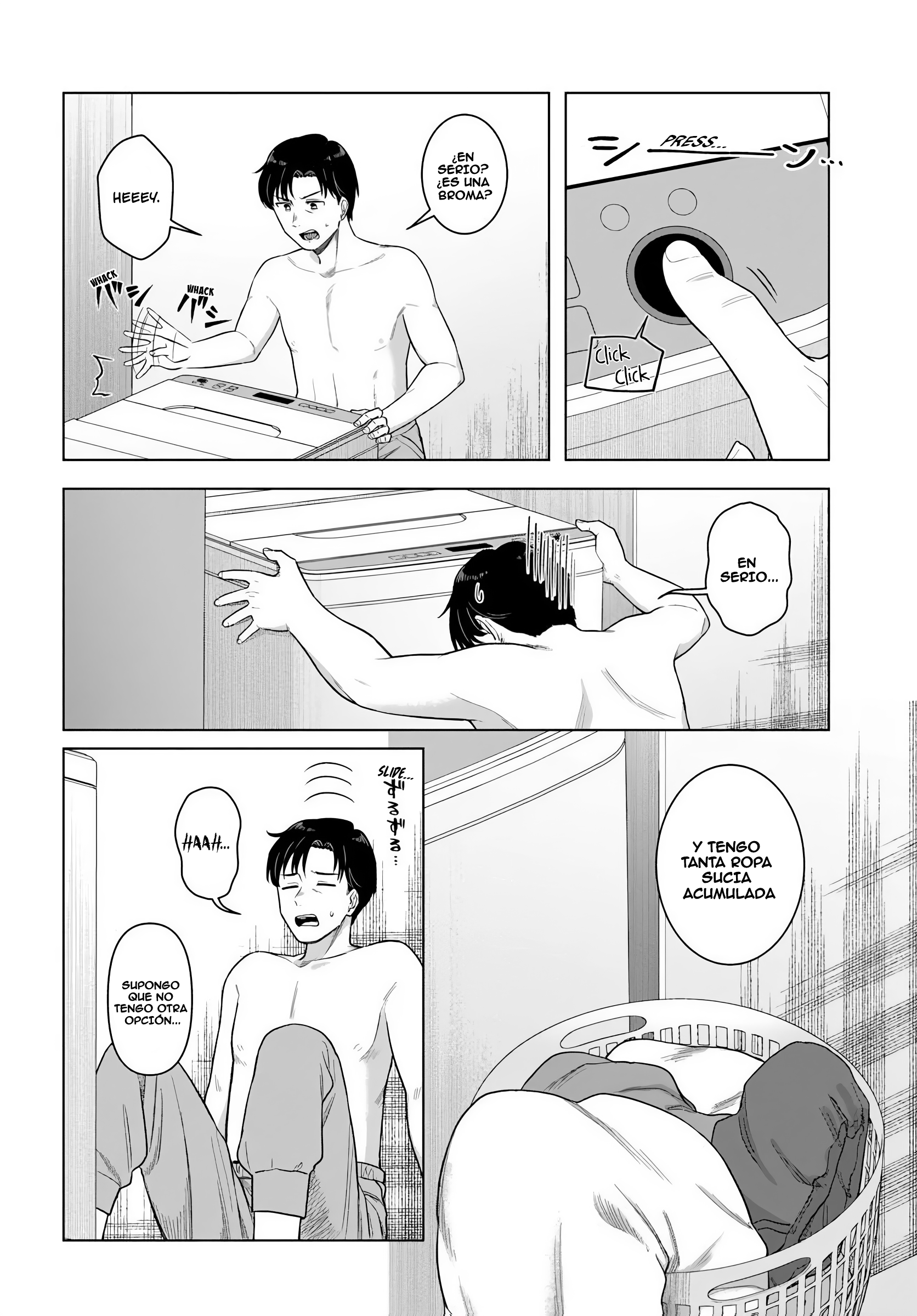 Kon'ya Coin Laundry de Aimashou Capítulo 1 - Página 11 en español