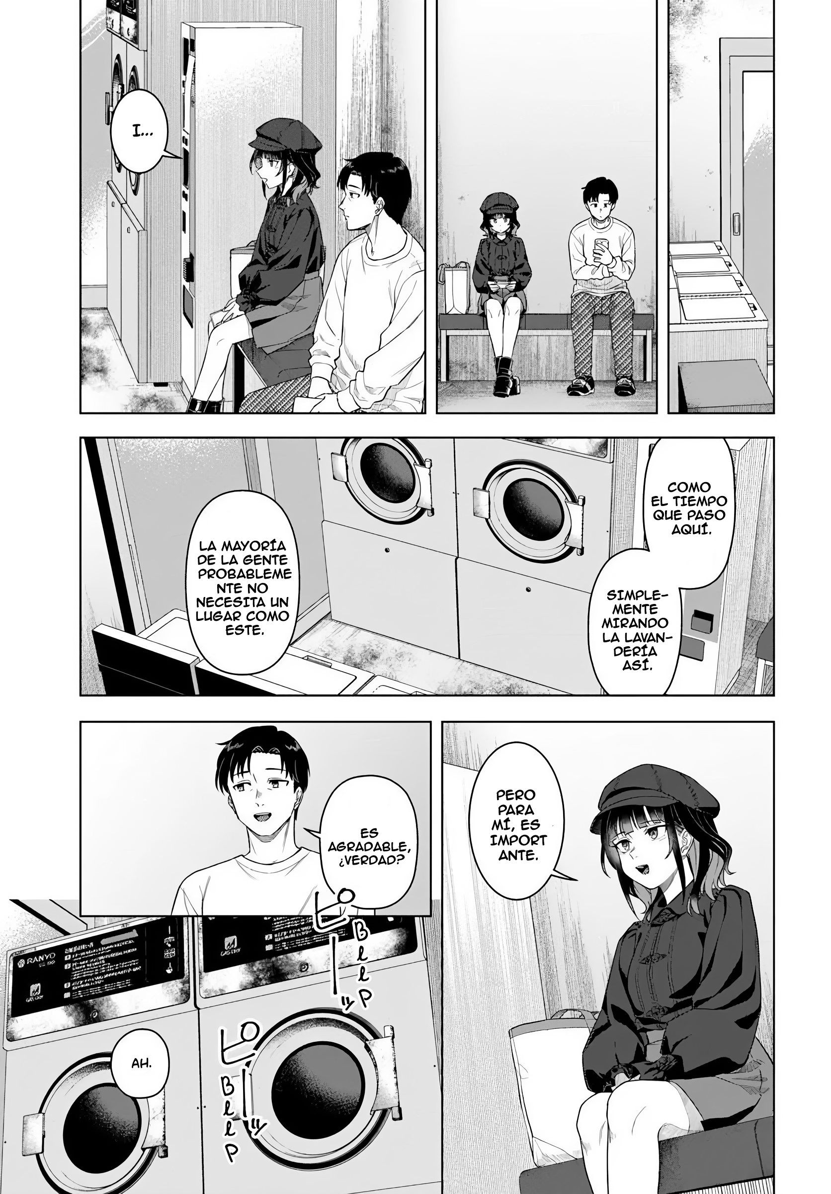 Kon'ya Coin Laundry de Aimashou Capítulo 1 - Página 24 en español