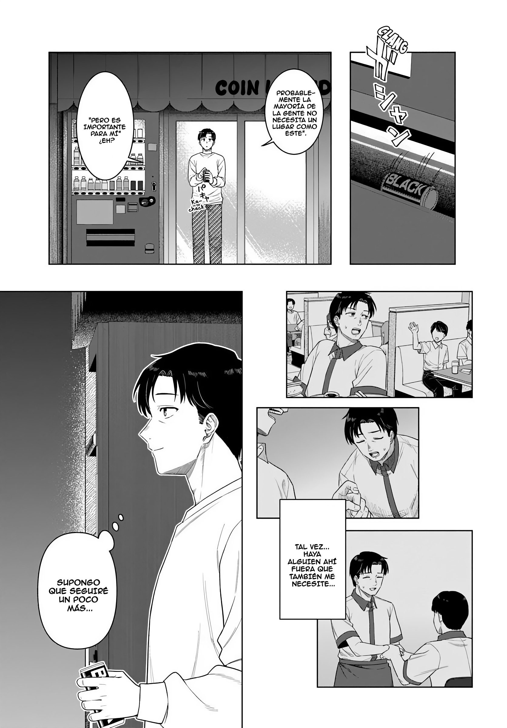 Kon'ya Coin Laundry de Aimashou Capítulo 1 - Página 26 en español