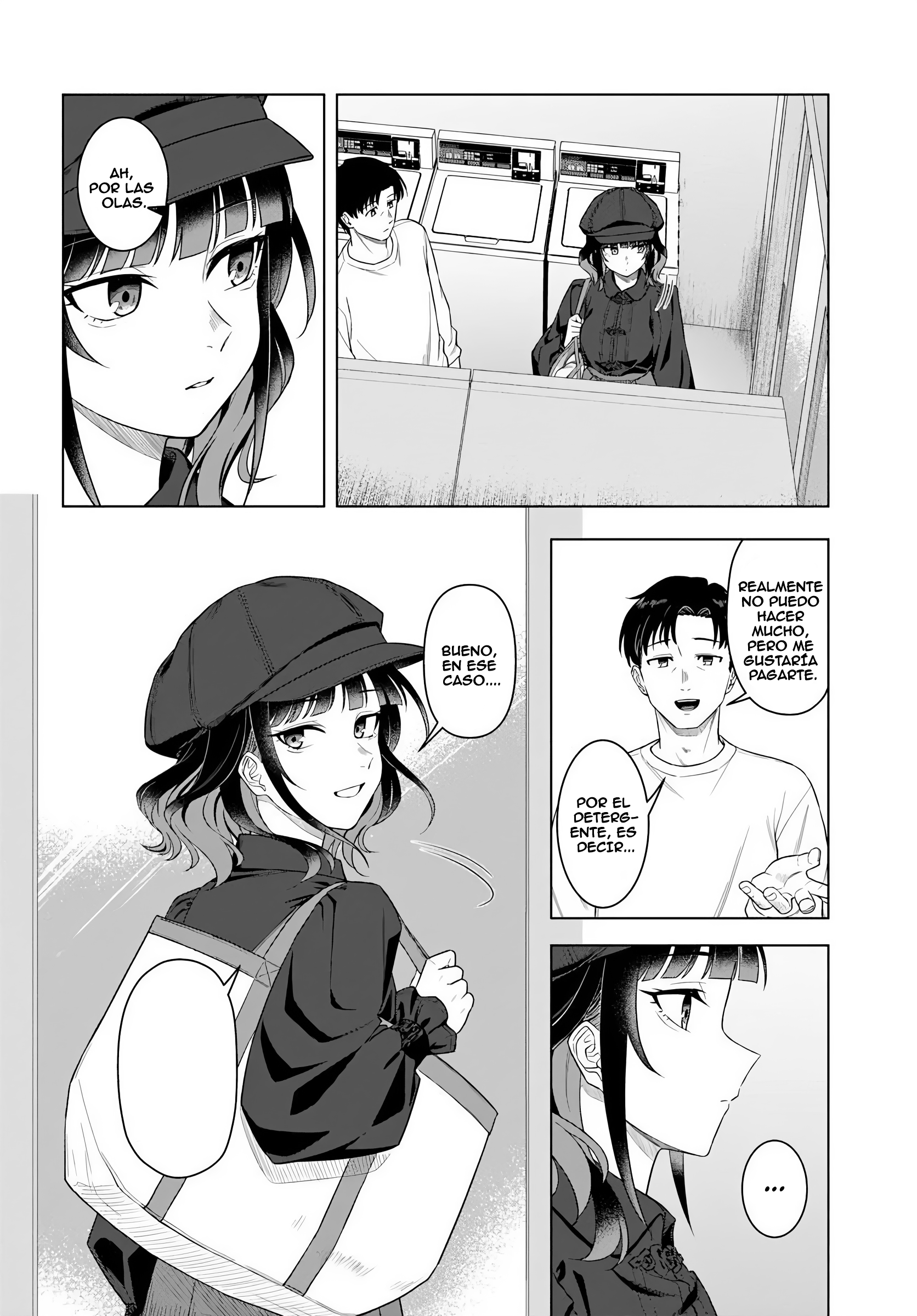Kon'ya Coin Laundry de Aimashou Capítulo 1 - Página 31 en español