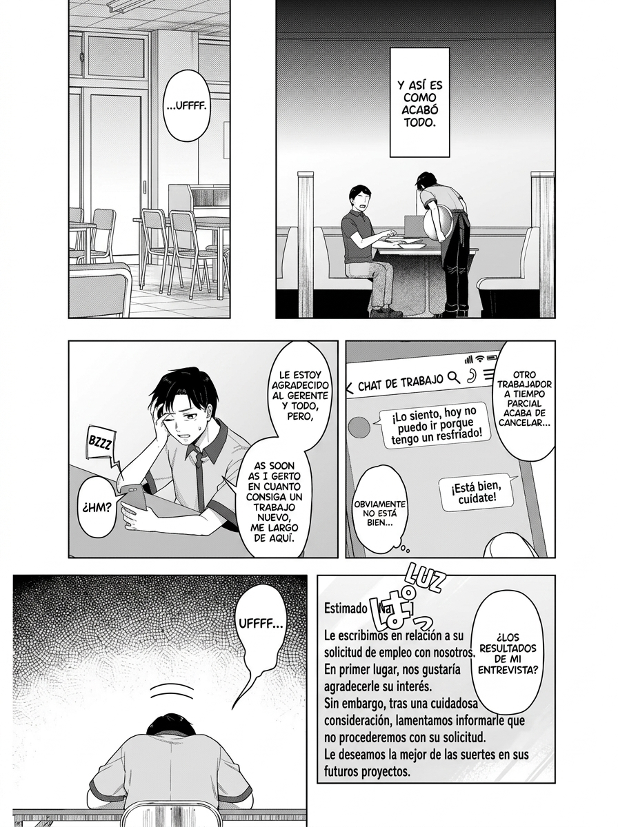 Kon'ya Coin Laundry de Aimashou Capítulo 1 - Página 4 en español