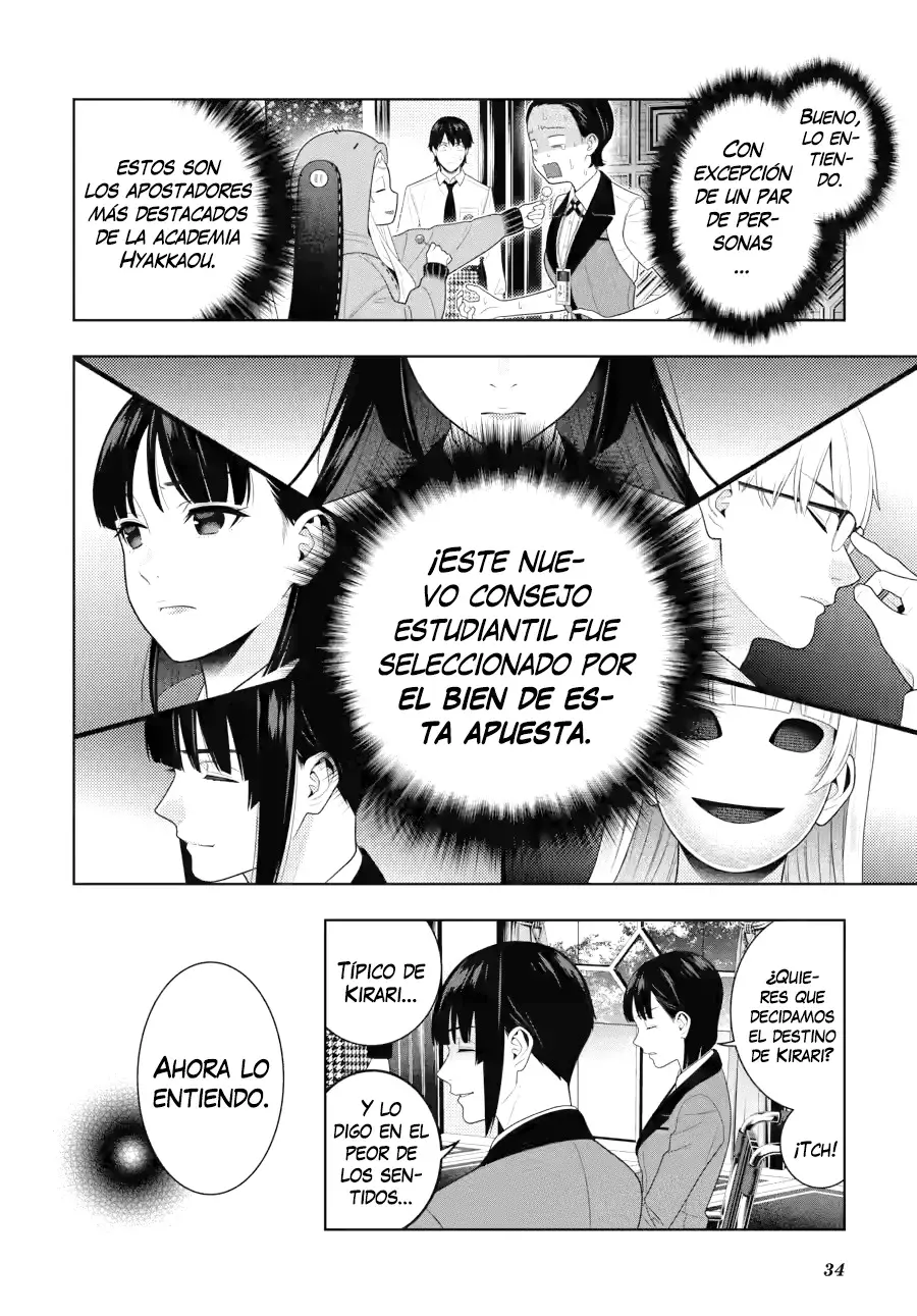 Kakegurui: Compulsive Gambler Capítulo 108 - Página 34 en español
