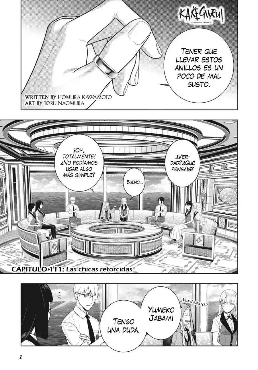 Kakegurui: Compulsive Gambler Capítulo 111 - Página 3 en español