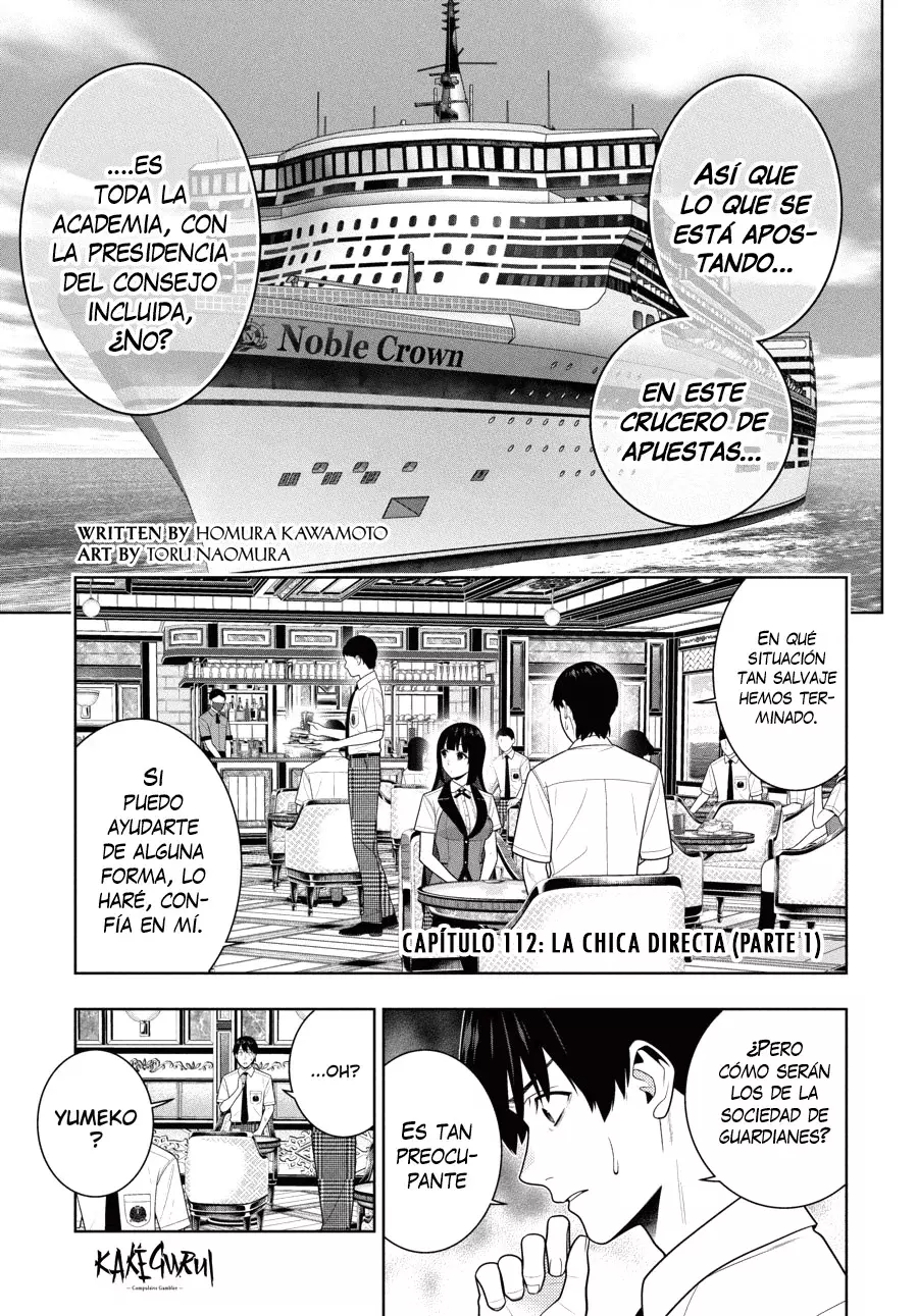 Kakegurui: Compulsive Gambler Capítulo 112 - Página 3 en español