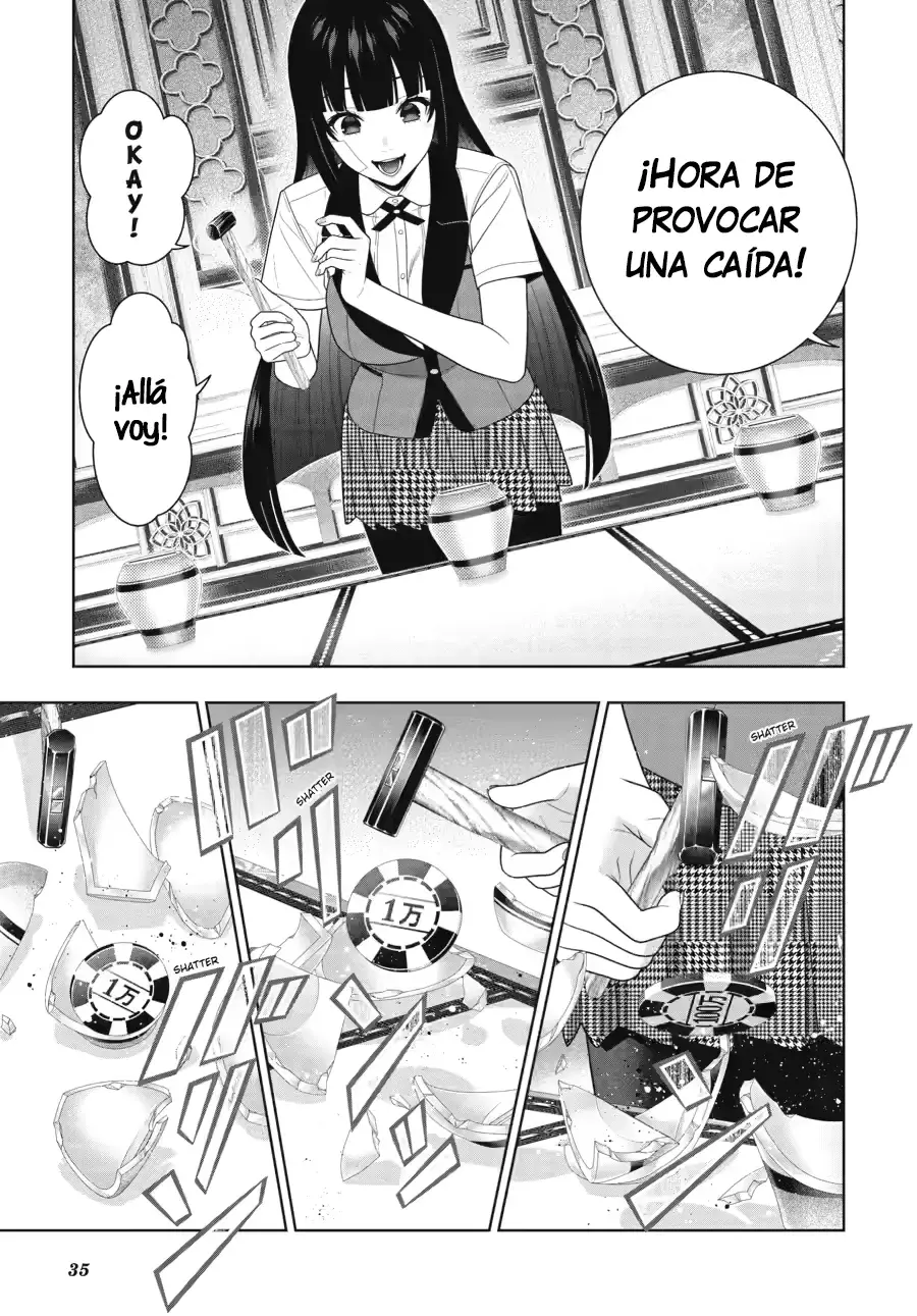 Kakegurui: Compulsive Gambler Capítulo 113 - Página 35 en español