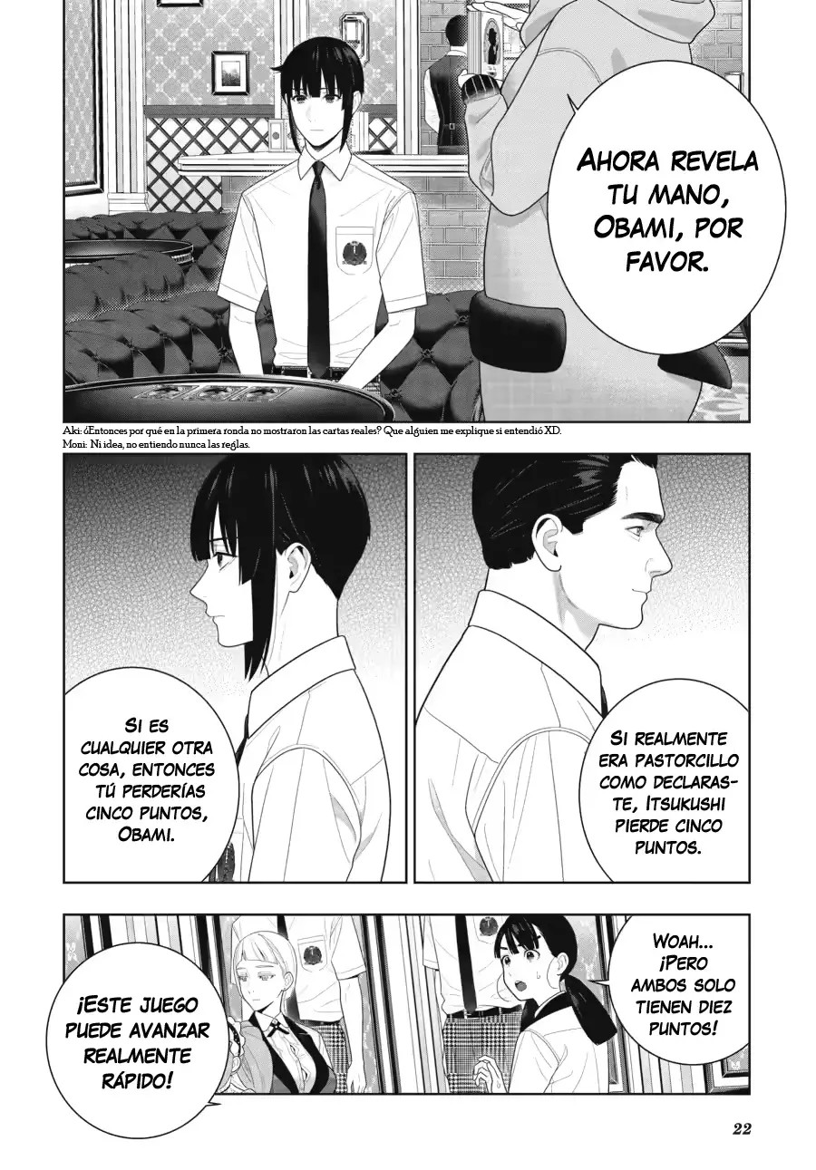 Kakegurui: Compulsive Gambler Capítulo 122 - Página 23 en español