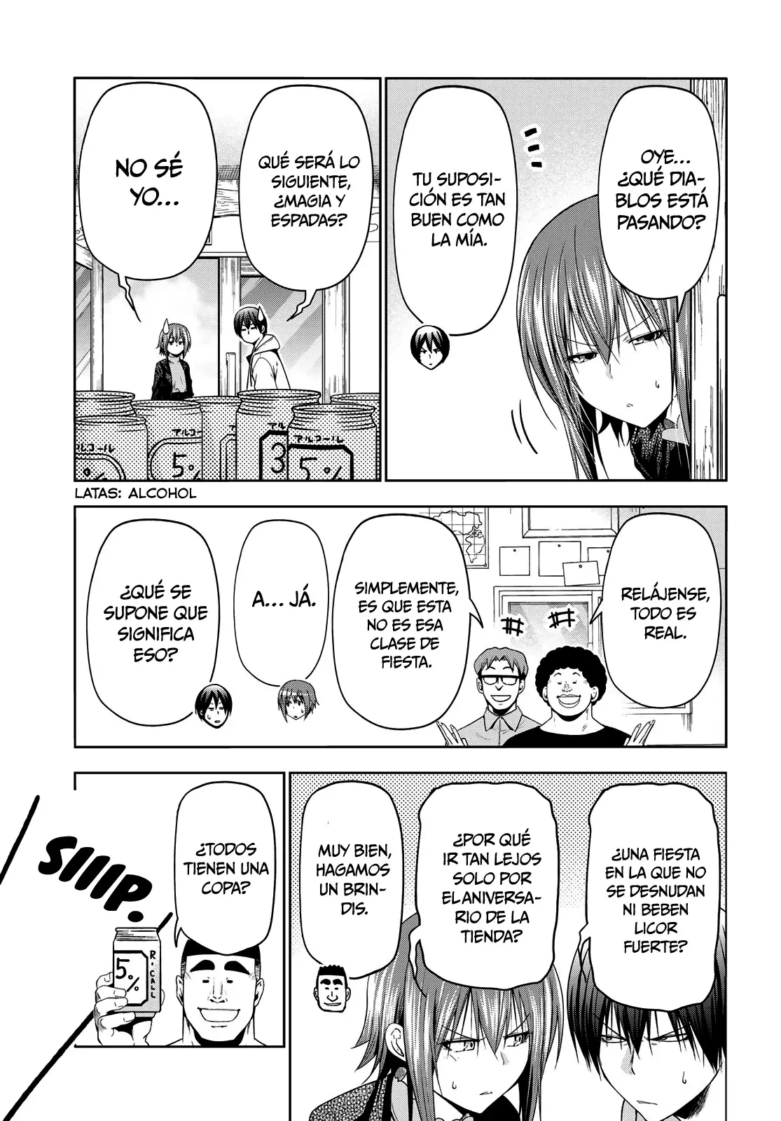 Grand Blue Capítulo 100 - Página 15 en español