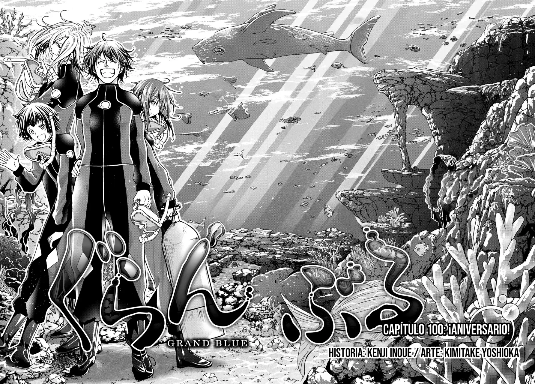 Grand Blue Capítulo 100 - Página 4 en español