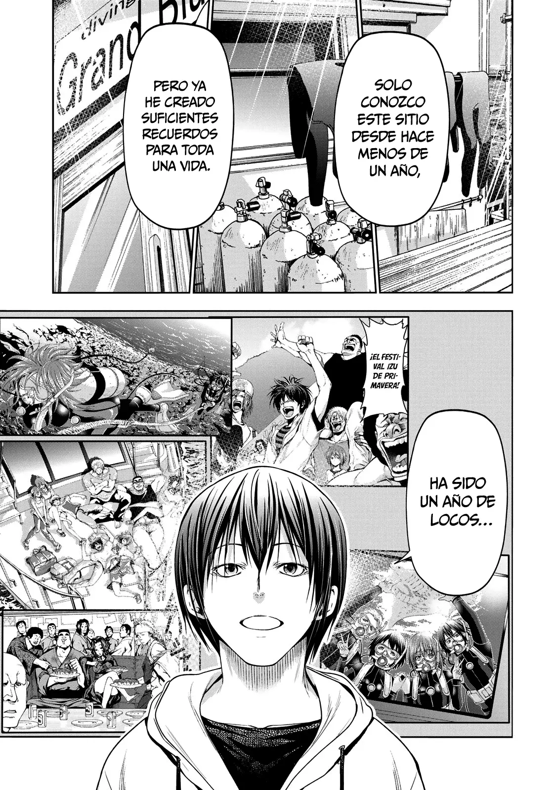 Grand Blue Capítulo 100 - Página 8 en español
