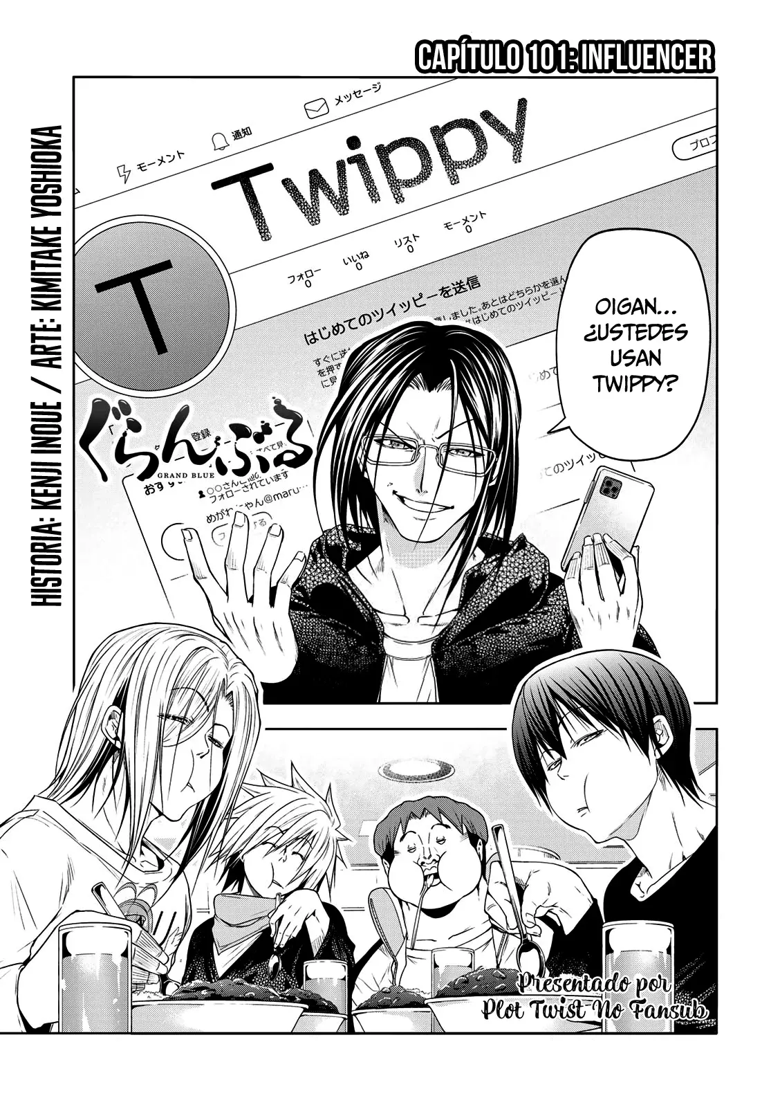 Grand Blue Capítulo 101 - Página 3 en español