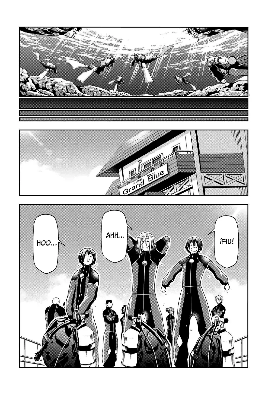 Grand Blue Capítulo 105 - Página 4 en español